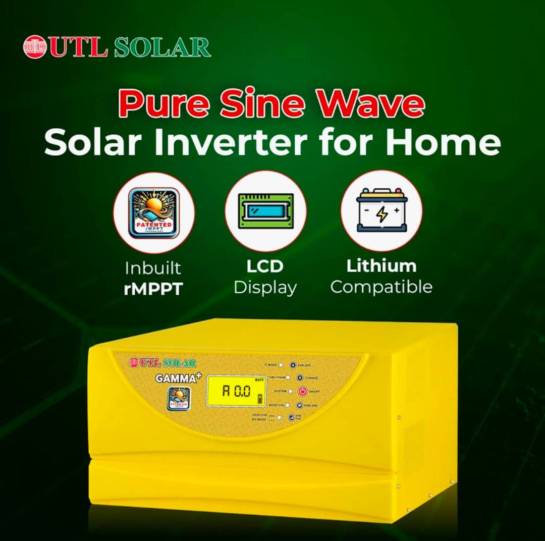 UTL Solar Inverter in PIPRA NAJIR SALEMPUR Uttar Pradesh - High-Efficiency with rMPPT Technology -  - Buy Online at PRAKASH SOLAR SOLUTION