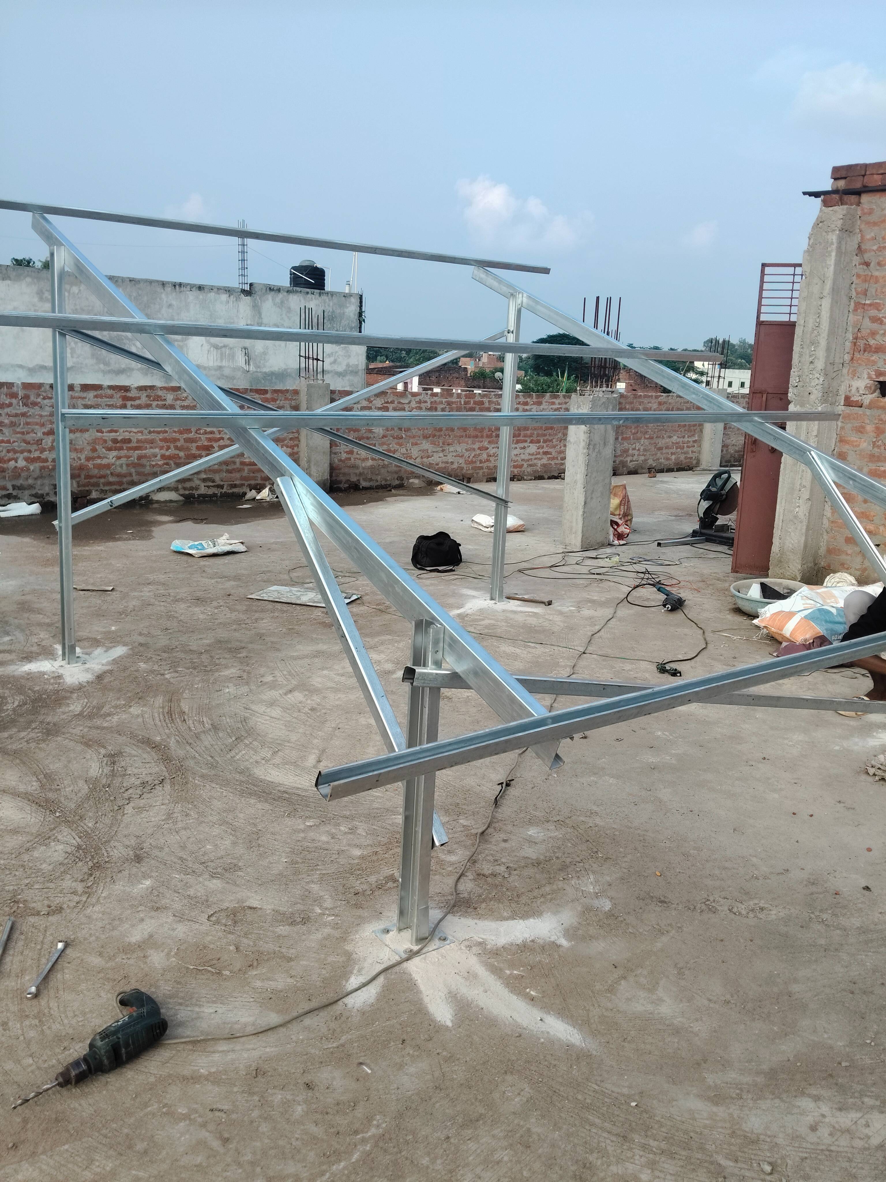  Solar Panel Stand in Salempur UP: Strong & Adjustable Mounting Structure PRAKASH SOLAR SOLUTION 0 PIPRA NAJIR SALEMPUR UTTAR PRADESH 274509 274509 LANDMARK Near Chitransh Marriage Hall