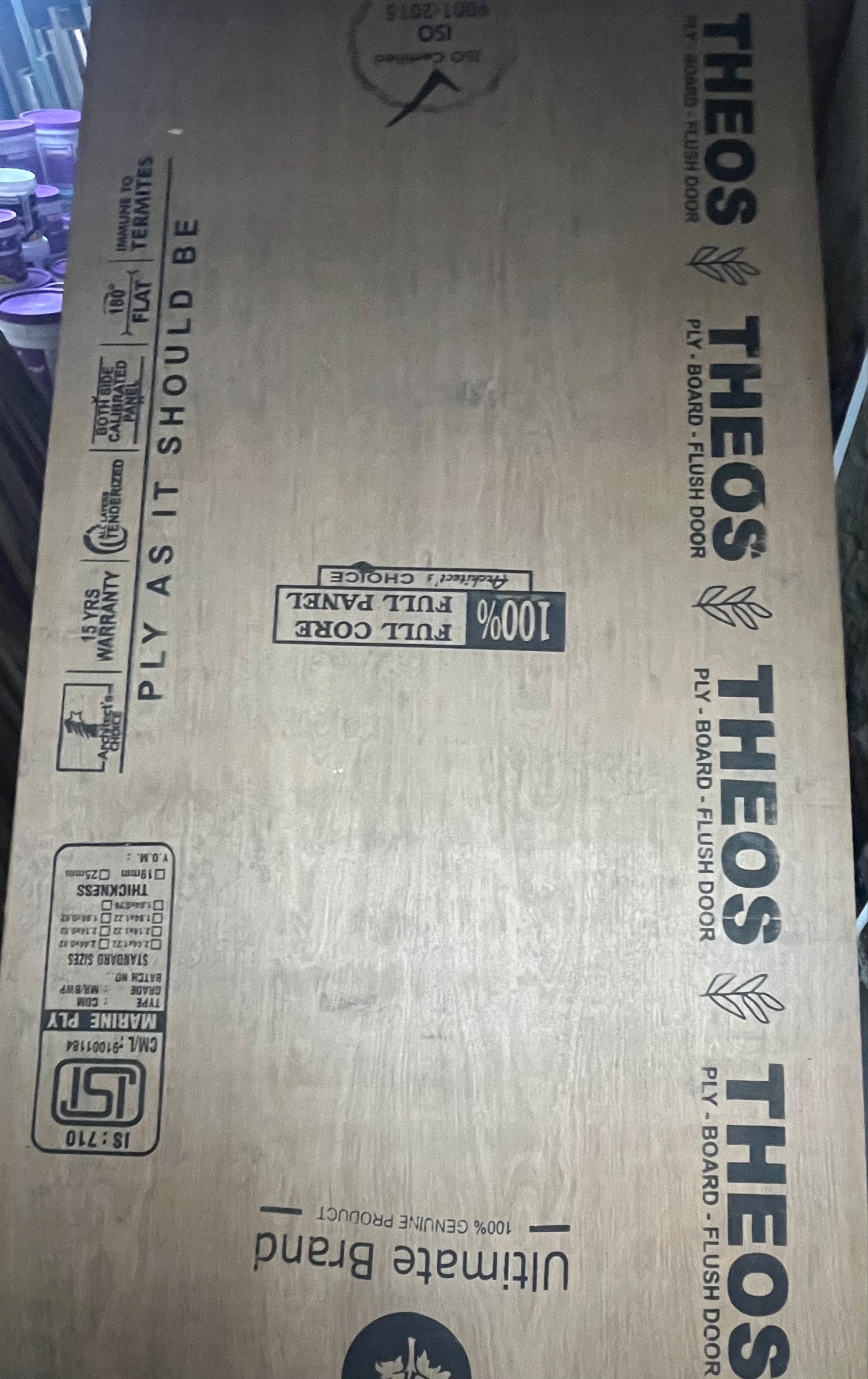 Theos Waterproof Plywood in Lucknow: Durable 18mm Full Core with Termite Resistance -  - Buy Online at LADO PLY HOUSE