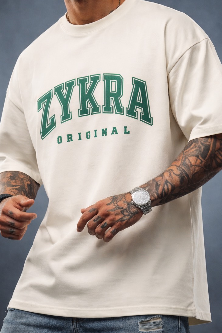  Zykra Original Oversized T-Shirt in Ajenty - Relaxed Style ZYKRA AJENTY TIRAHACHAMAN SARAINEAR ANAND FAZAL HOSPITAL