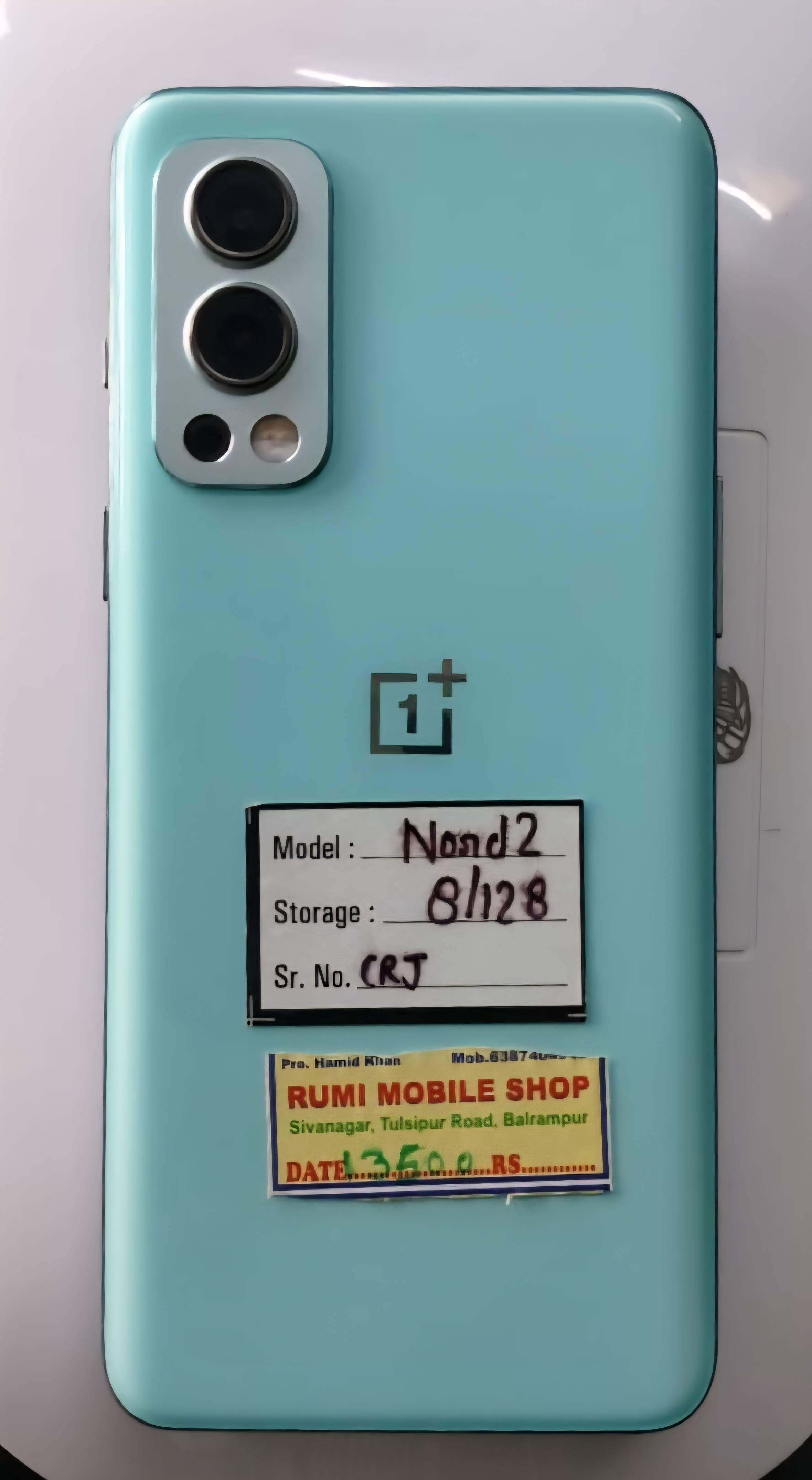 One Plus Nord 2 in Vest Chappurva 8/128 with 10 Months Warranty -  - Buy Online at HASIBUN WIFE OF MO HAMID