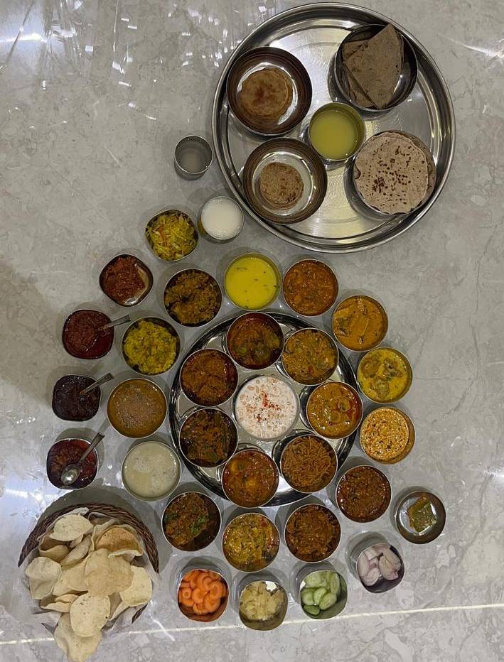 Unlimied Kathiyawadi Thali -  - Buy Online at SAMBHARO KATHIYAWADI RESTAURANT