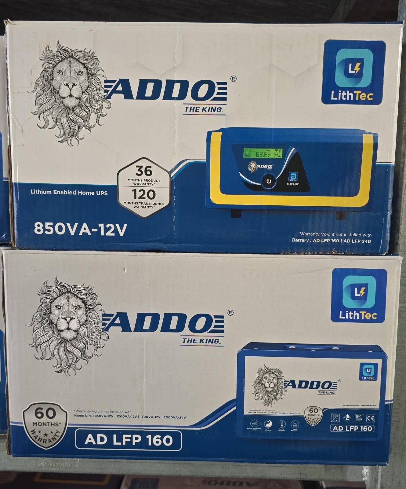 ADDO Lithium Enabled Home UPS ADLFP160+850VA Efficient Power Backup -  - Buy Online at STAR BATTERY SERVICING
