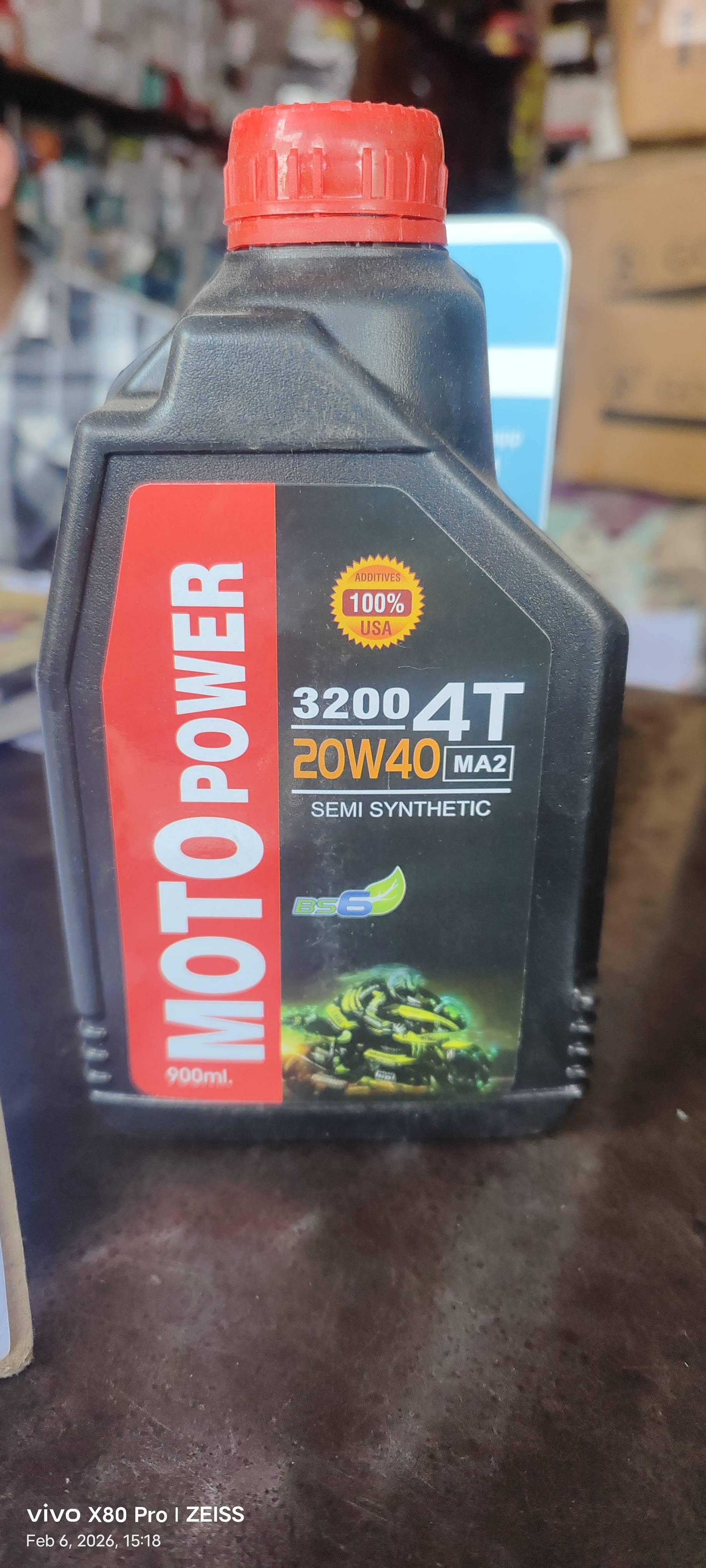 MOTOPower 3200 4T 20W40 MA2 Semi Synthetic Oil in Kankroli - Superior Protection -  - Buy Online at LAXMI AUTO PARTS