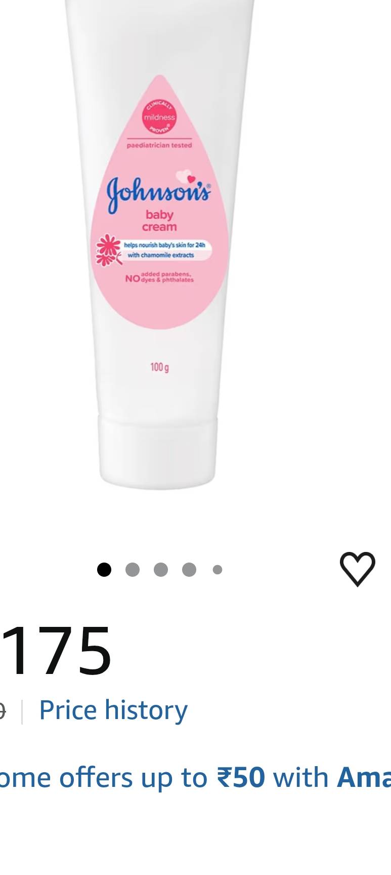 Johnson's Baby Cream in Tezpur - Soft and Smooth Skin Care -  - Buy Online at GANPATI BHANDAR