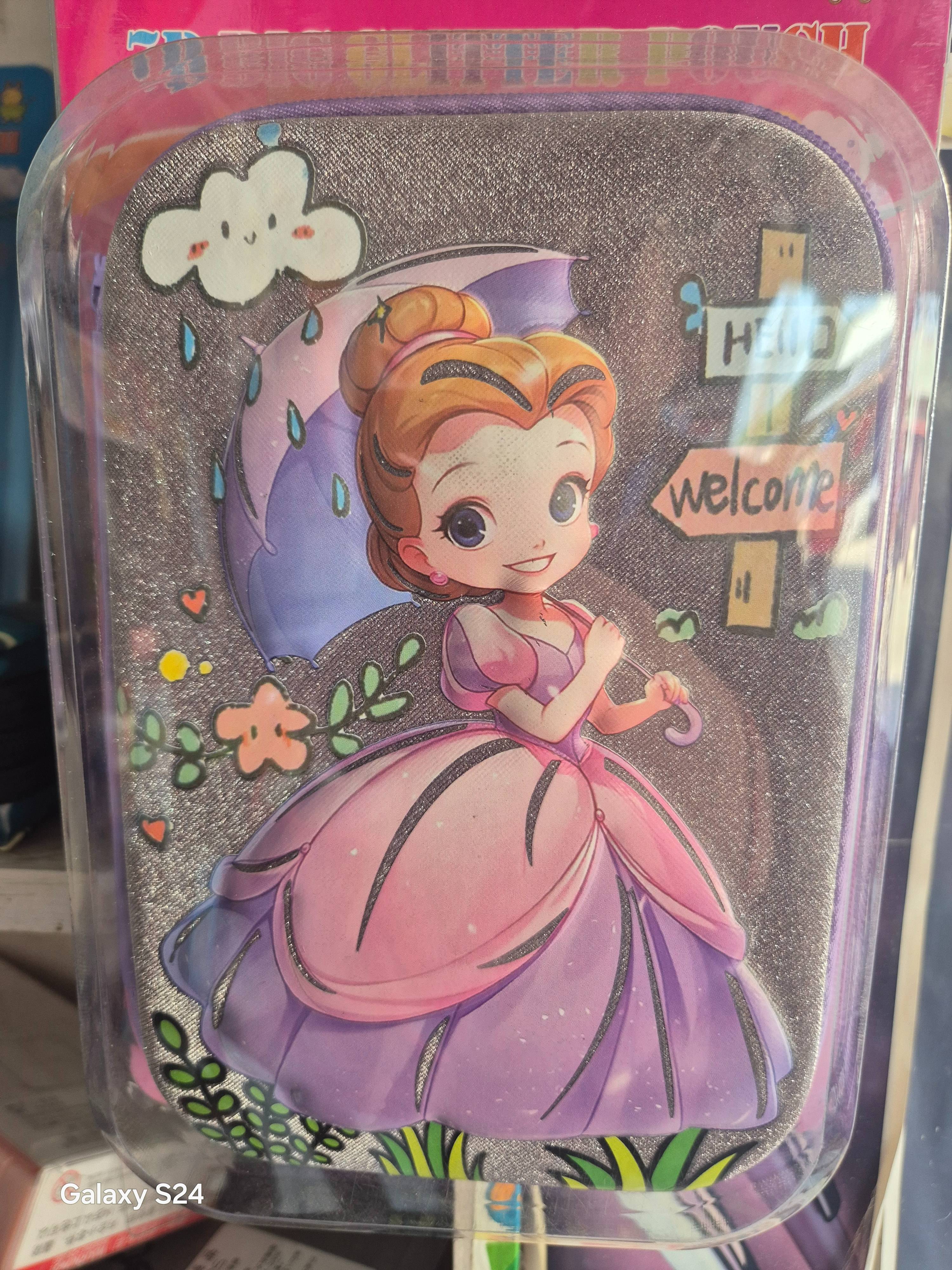 Princess Glitter Pencil Box in VPO Sham Chaurasi Near HDFC Bank - Perfect for Little Princesses -  - Buy Online at VIRDI BOOK STORE