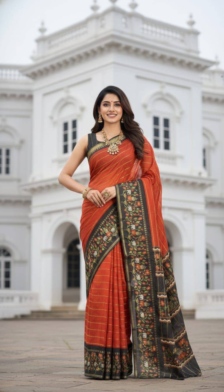  Saree Laxmi Pati Shree in Saharaa, Ward 14, Shankar Chowk - Elegant Traditional Wear SHREE VASTRALAYA Db Road Shankar  Chowk Ward 14  Saharaa LANDMARK Near Shankar Chowk
