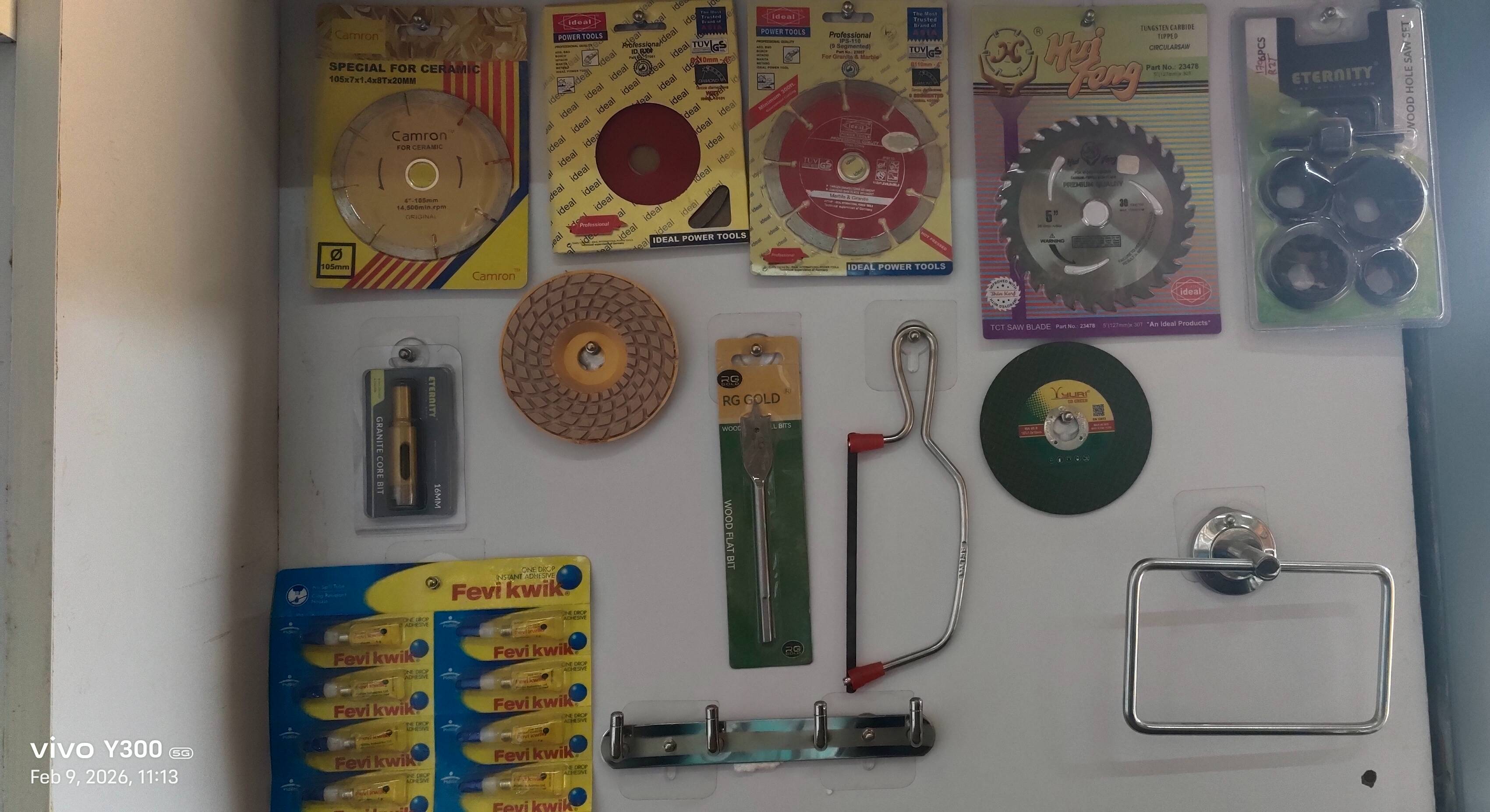 BHAGAT JAYKUMAR VINODBHAI - SHREE HARDWARE Wall-Mounted Tool Set in DODAMARG