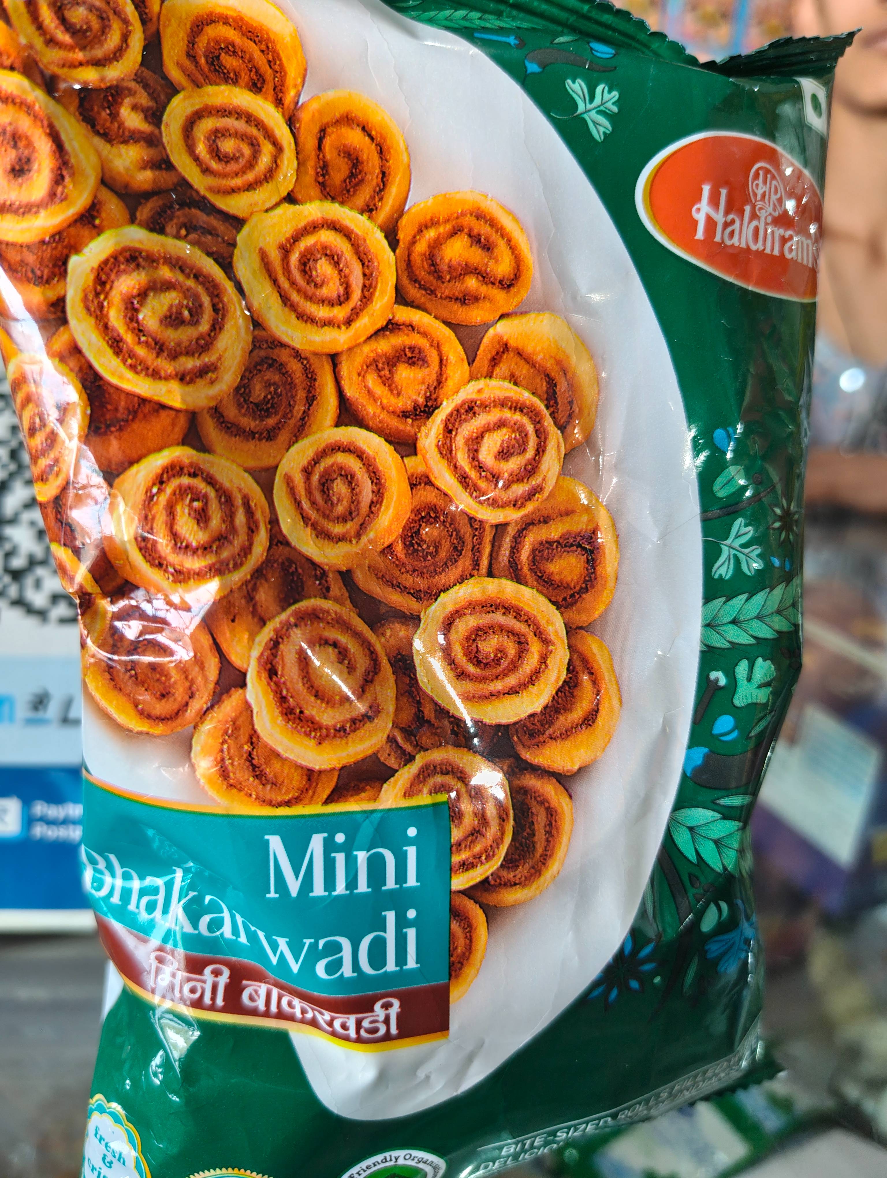  Haldiram Mini Bakarwadi in Pune - Crispy and Flavorful Indian Snack PUNE BALAJI TRADING KOLWAN ROAD PAUDGAON MULSHI PUNE MAHARASHTRA  412108 412108 LANDMARK Hotel Durvankur