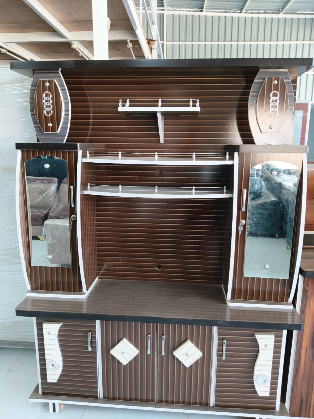 Furniture/Elegant Wooden TV Cabinet in Erandol with Ample Storage -  - Buy Online at DANISH ANSAR