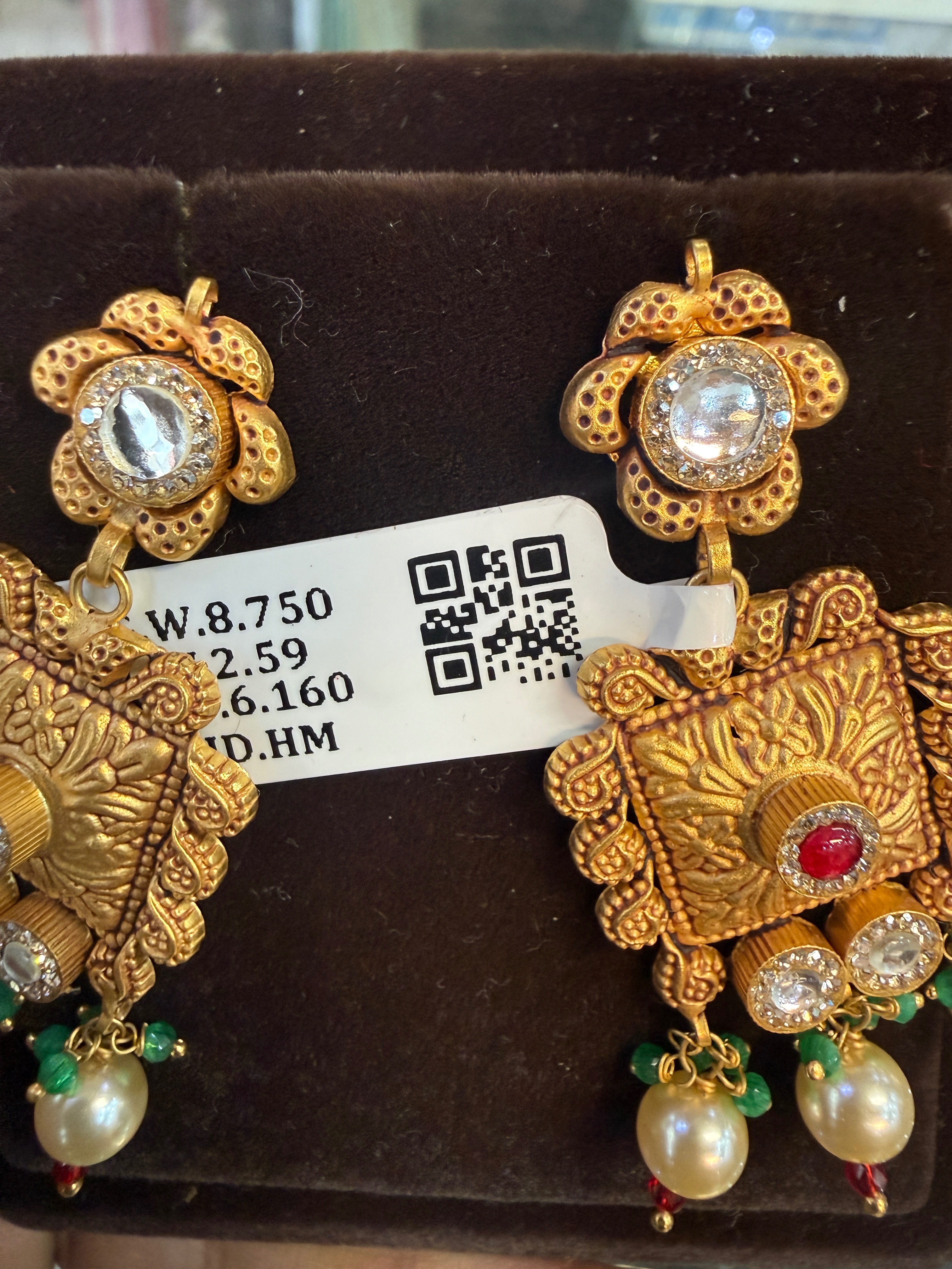 Ganga Jewellers Gold Earrings in OPP JAI BHARATELECTRIC CO WARDNO 3 SHOP NO 26 - Pure Hallmark