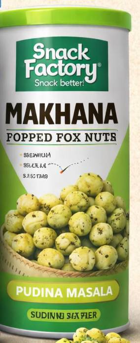Snack Factory Makhana Popped Fox Nuts in Amritsar - Delicious Pudina Masala Flavor -  - Buy Online at THE SANDWICH COMPANY