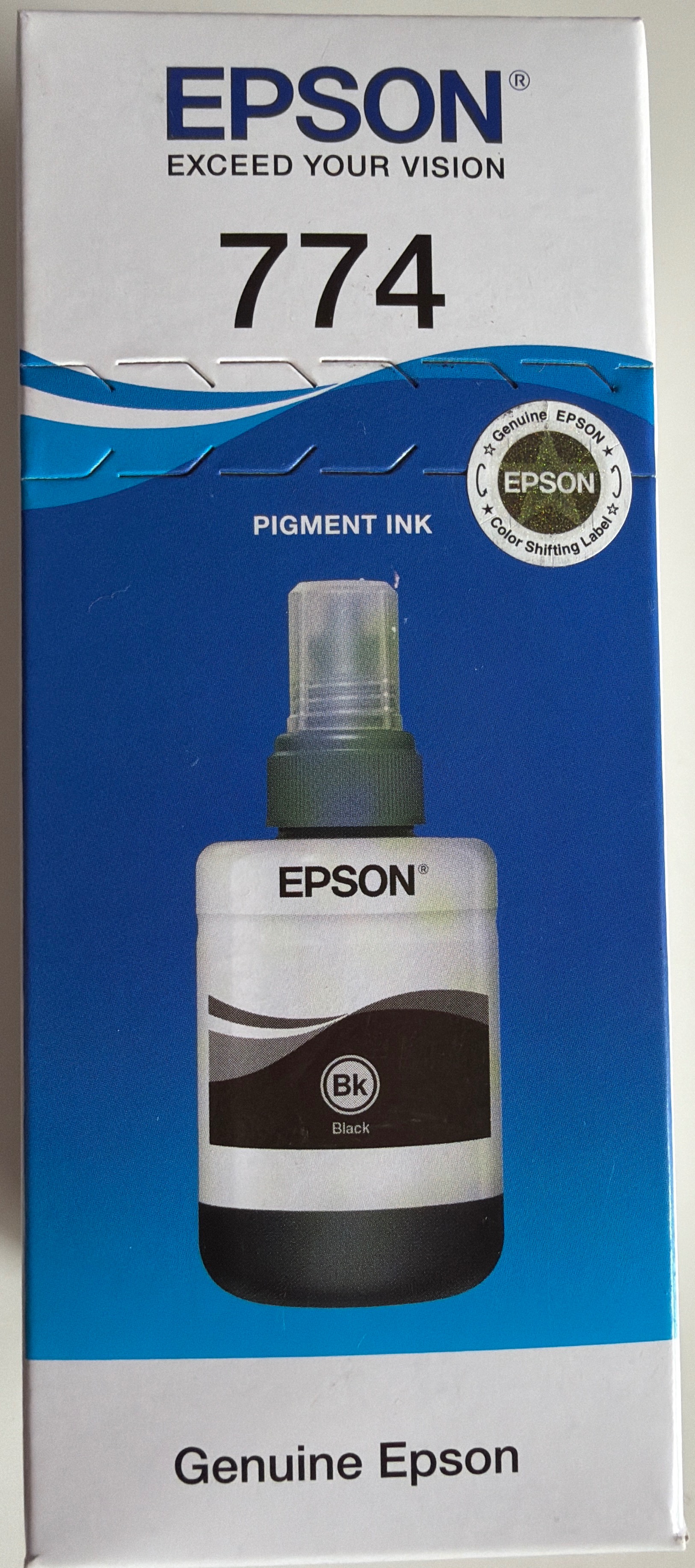  Epson 774 Black Pigment Ink in Vyara Genuine Quality TEJAS COMPUTERS TEJAS COMPUTERS F8, 1st Floor, CITI Mall,  Opp. Mahavir Hospital,  Near Old Bus Stand,  VYARA,  Dist.  Tapi.  Pin: 394650. Gujarat.