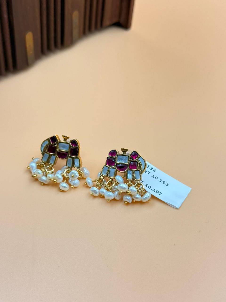 Elegant Silver Gold Polish Earring in Ummedabad - Stylish and Sophisticated -  - Buy Online at UMANG GOLD