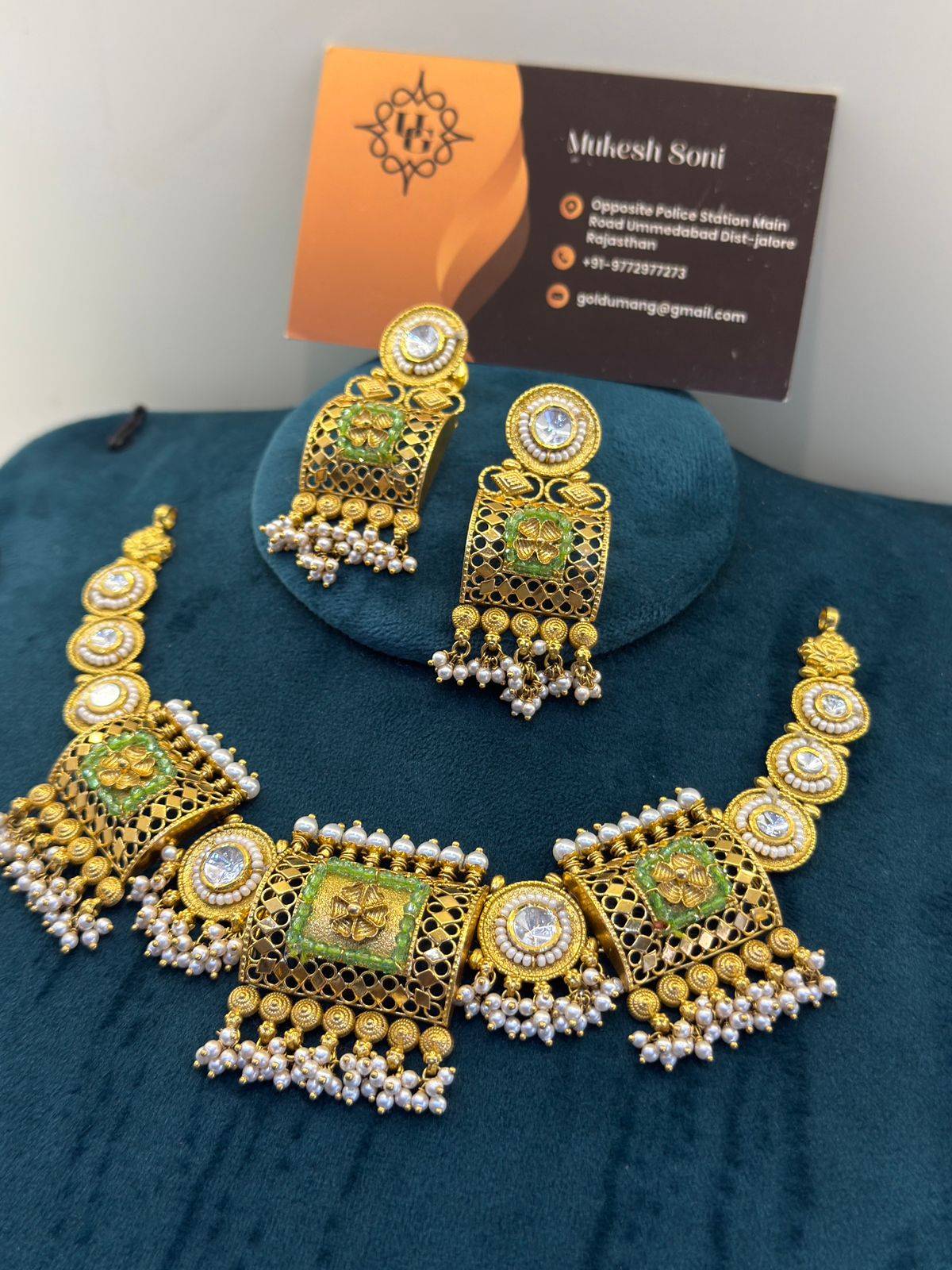 Traditional Jewelry: Gold Necklesh in  - Elevate Your Style -  - Buy Online at UMANG GOLD