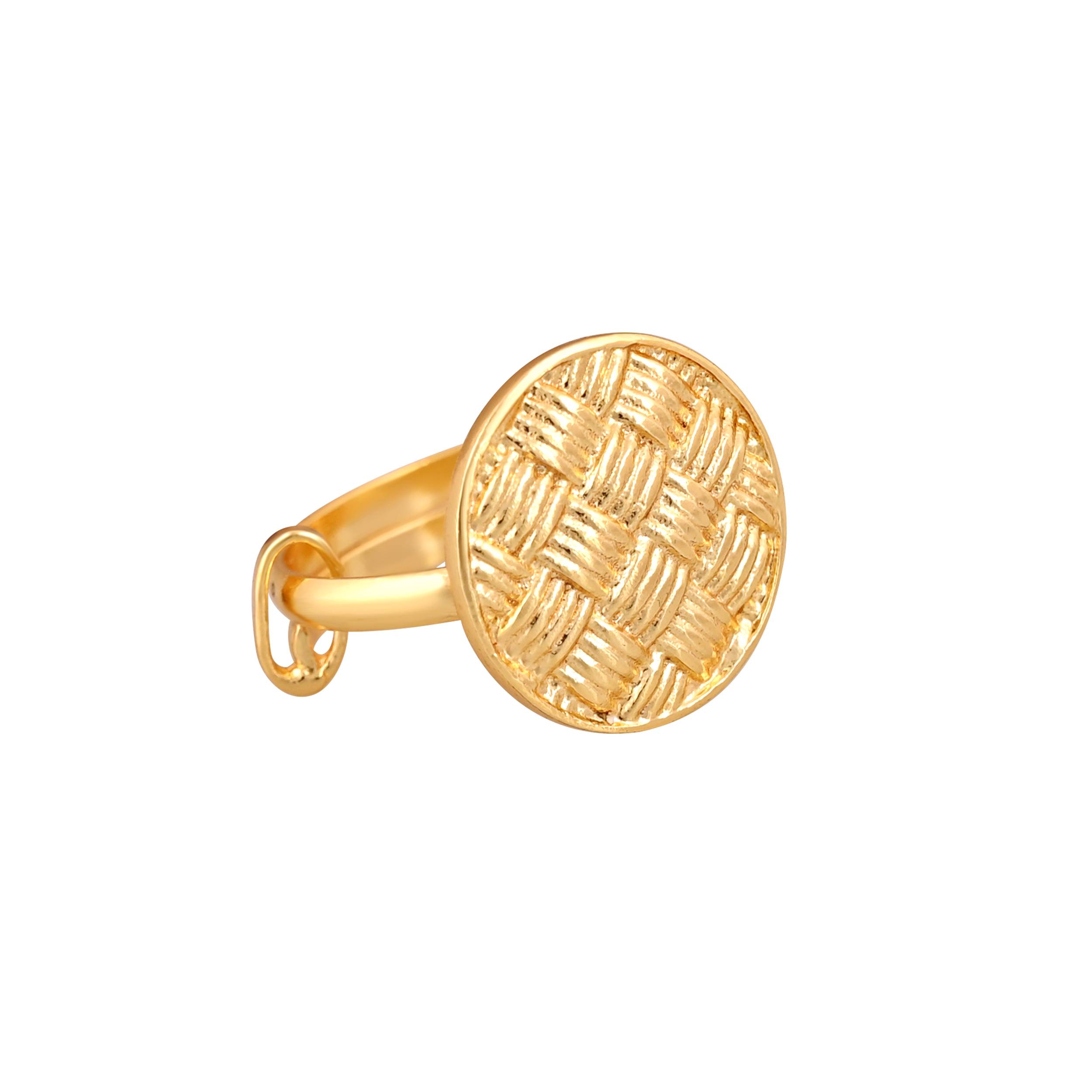 Gold Plated Adjustable Ring in Jaipur- Elevate Your Style - Image 1
