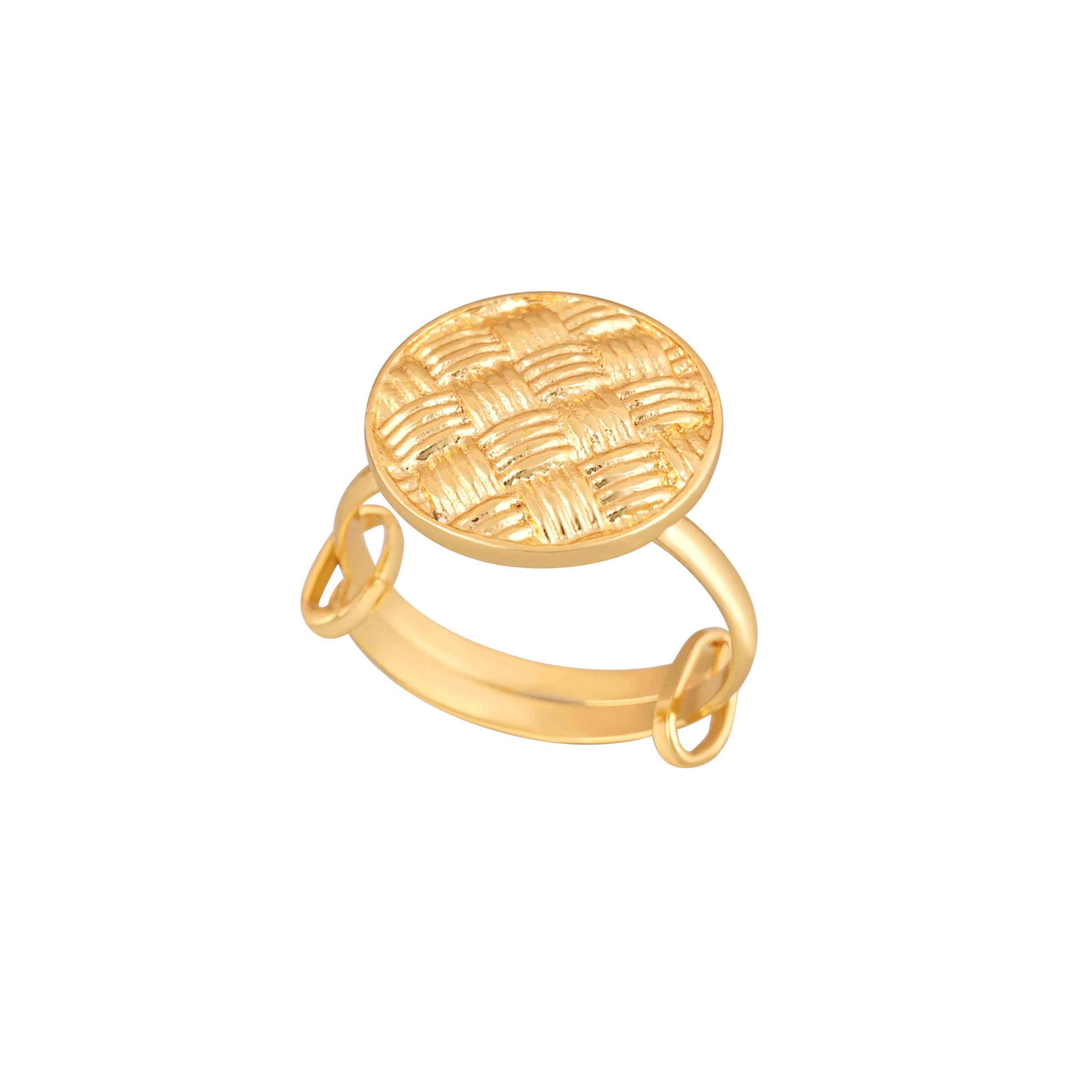 Gold Plated Adjustable Ring in Jaipur- Elevate Your Style - Image 2