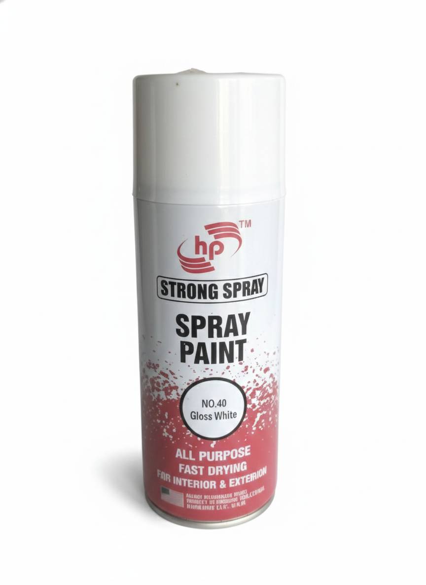 HP Strong Spray Paint in Hathras Gloss White 400ml -  - Buy Online at HINDAL HARDWARE AND SENITARY STORE