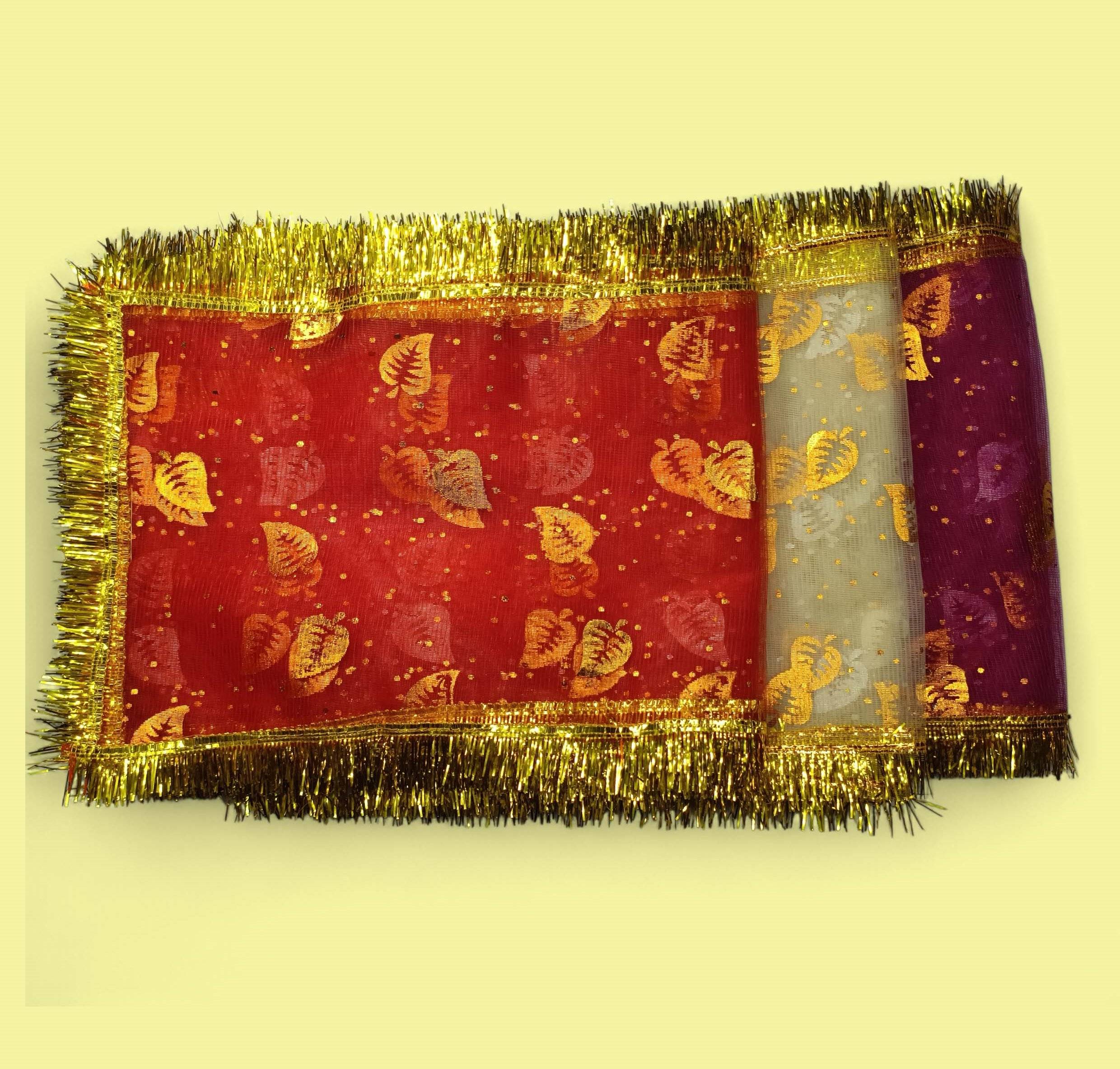Festive Decorative Pooja Cloth Set -  - Buy Online at RAJESHWARI TRADERS