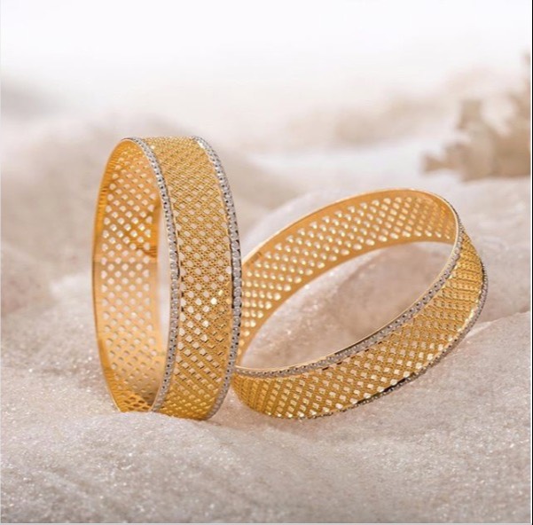 Jewelry/Bangles in Amritsar: Elegant Gold-Plated Bangles -  - Buy Online at S K GOLD