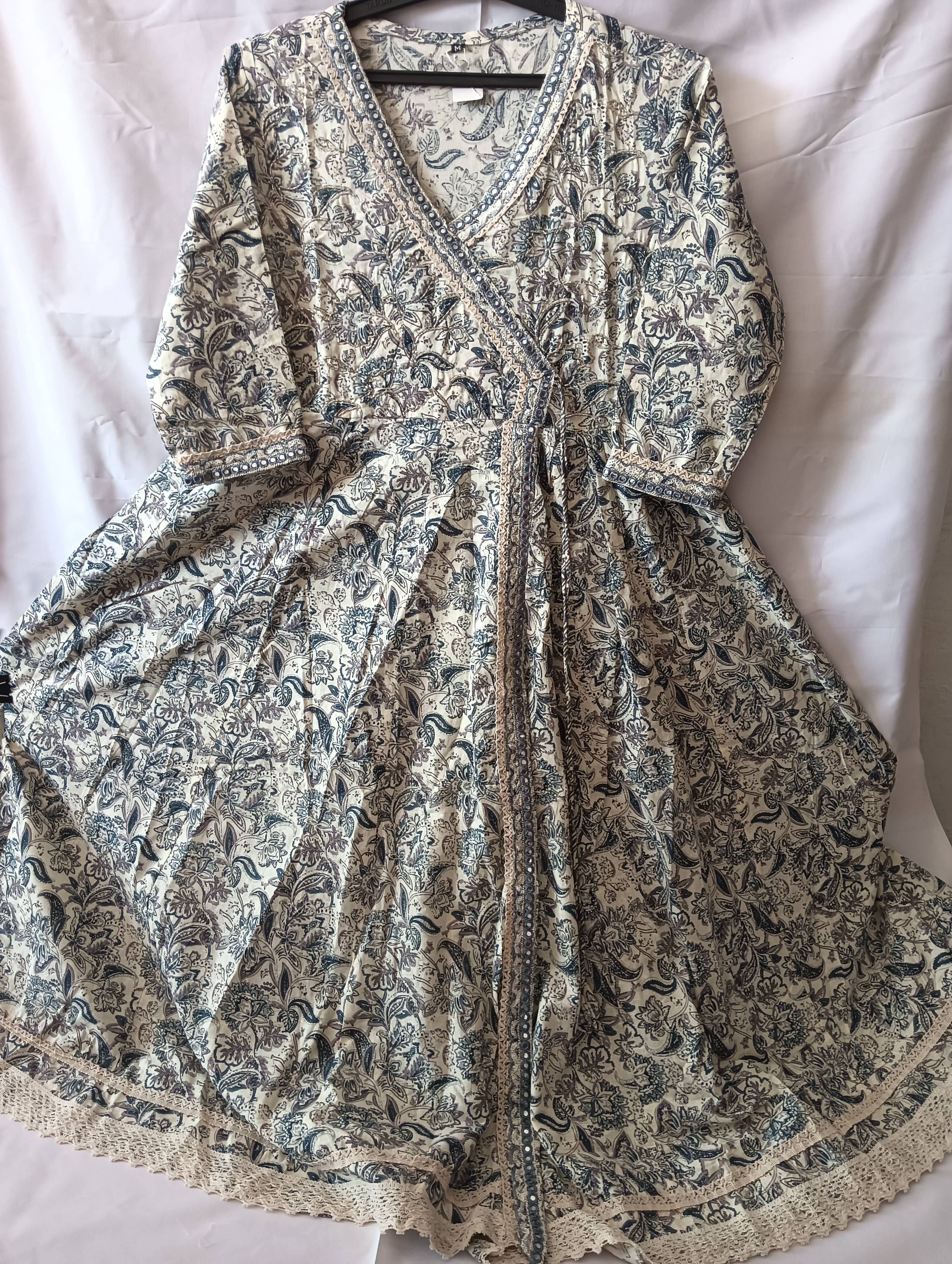 SHREE JI FASHION Anarkali Kurta Set in Maheshwar with Floral Print - Image 2