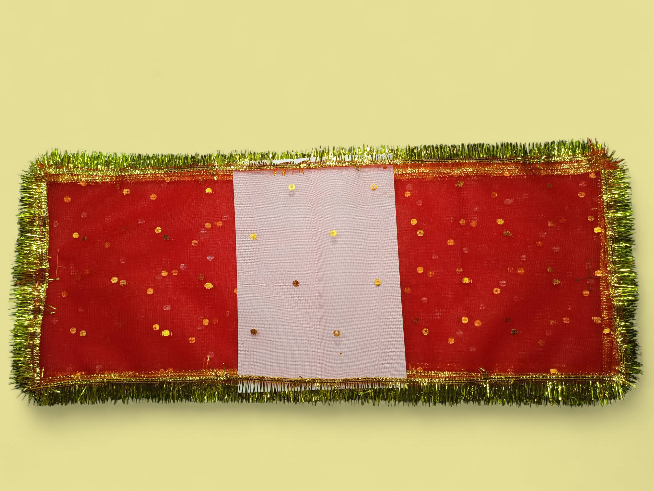 Decorative Pooja Chunri with Golden Accents - Image 3