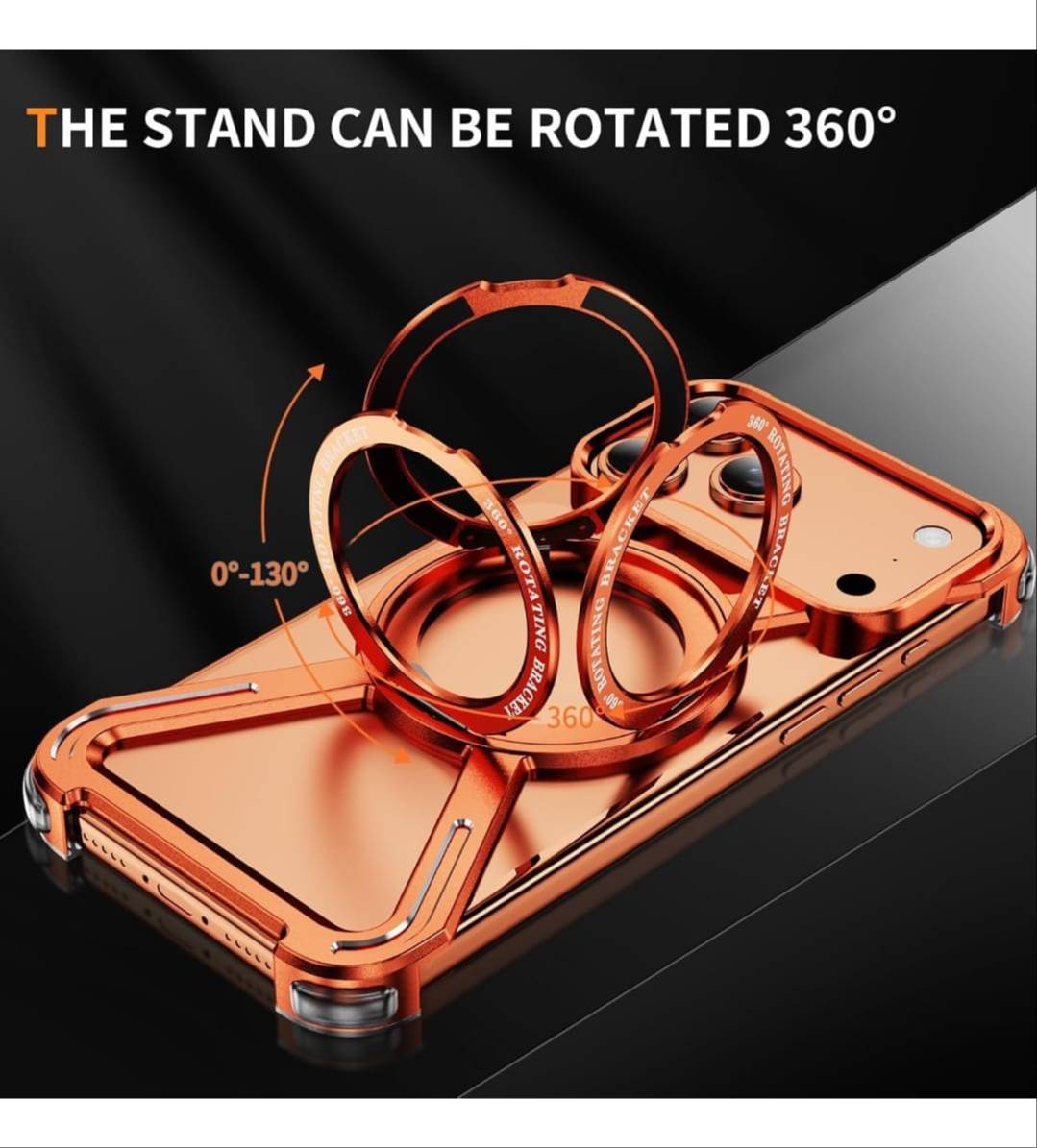 OATSBASF Metal Bumper Magsafe Stand for iPhone 17 Series i - Image 1