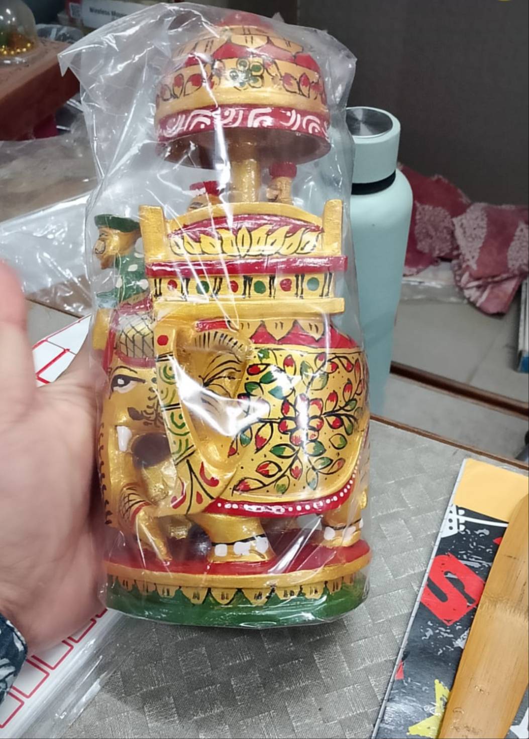  Handcrafted Wooden Painted Ambawari in Bengaluru - Elevate Your Home Decor CAVERY COTTAGE EMPORIUM 3 Whitefield Main Road Anugrah Complex, Hoodi Village Next To ICICI Bank, Bengaluru, Karnataka, 560048