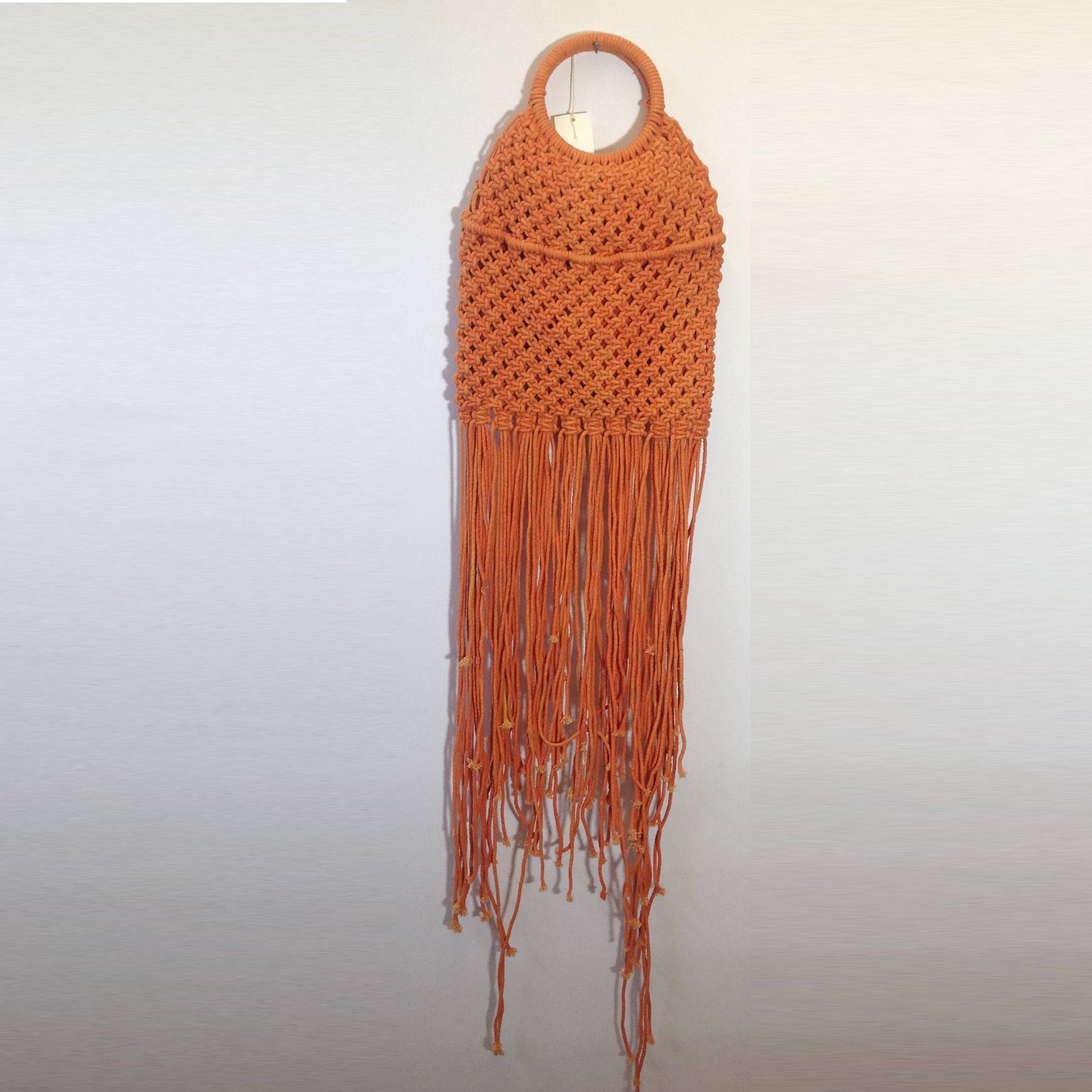 Handmade Macramé Tote Bag in Bengaluru Fringe Detail -  - Buy Online at LIGHTENUP