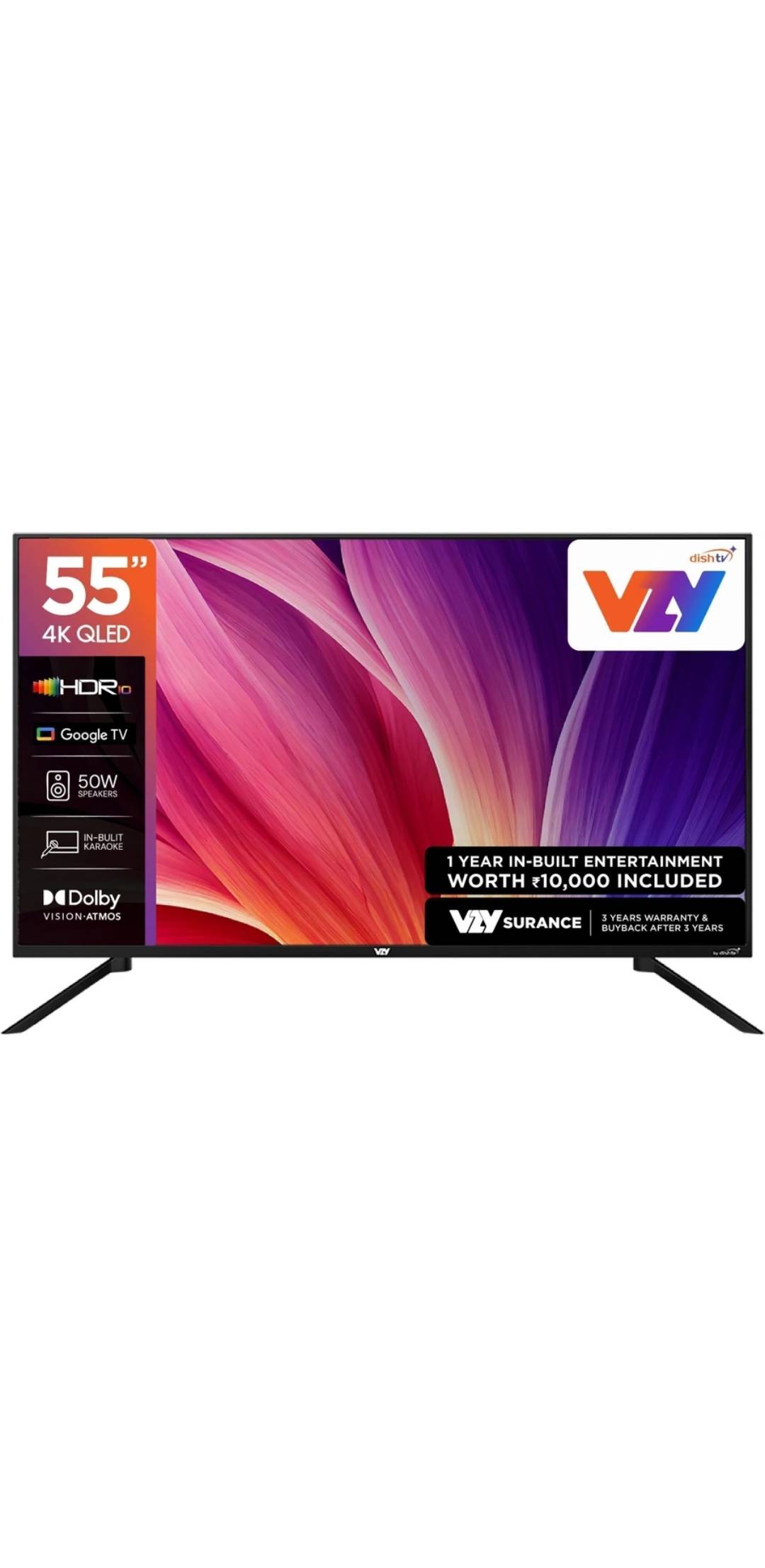 AADHYA ELECTRONICS 55-inch 4K QLED Smart TV in Chikhli with HDR10 -  - Buy Online at AADHYA ELECTRONICS