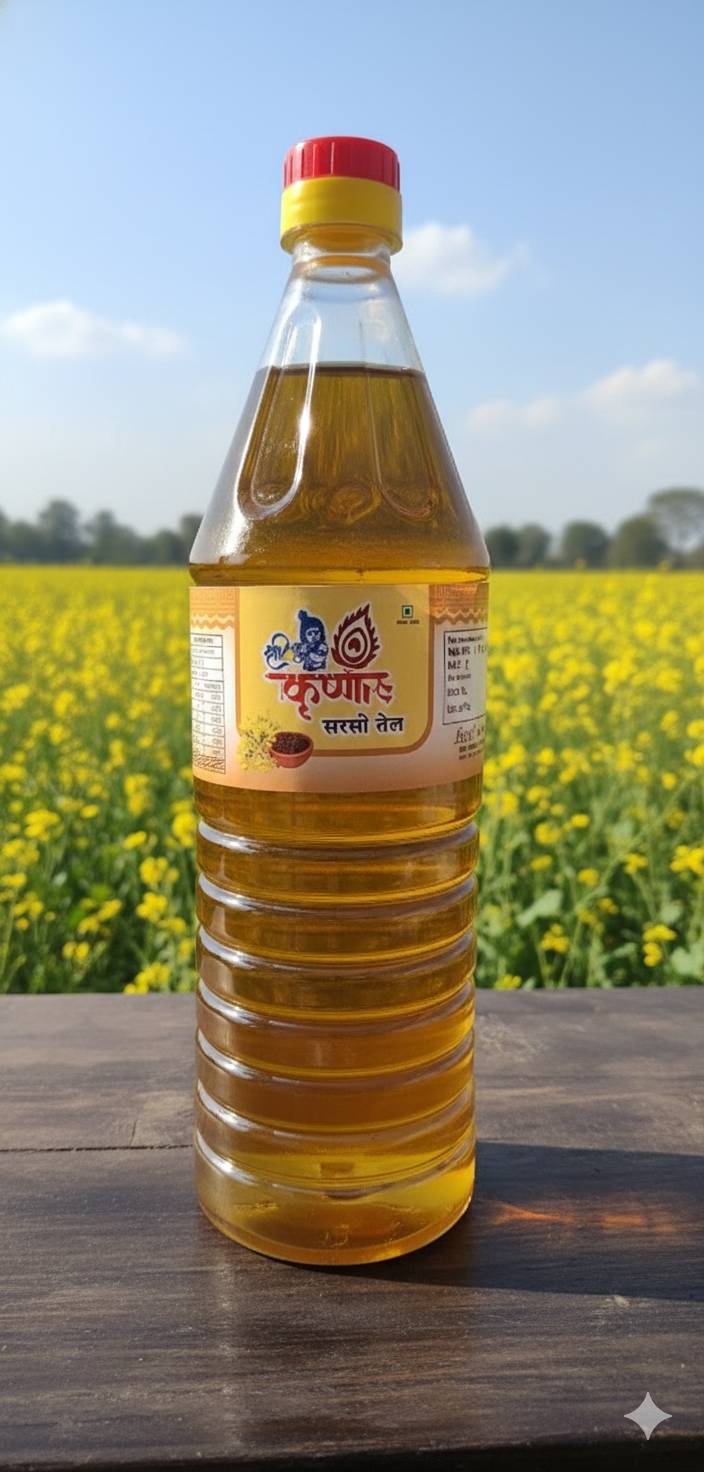 Shri Krishna Mustard Oil in Sohaon - Flavorful and Health-Packed -  - Buy Online at SHRI KRISHNA ENTERPRISES