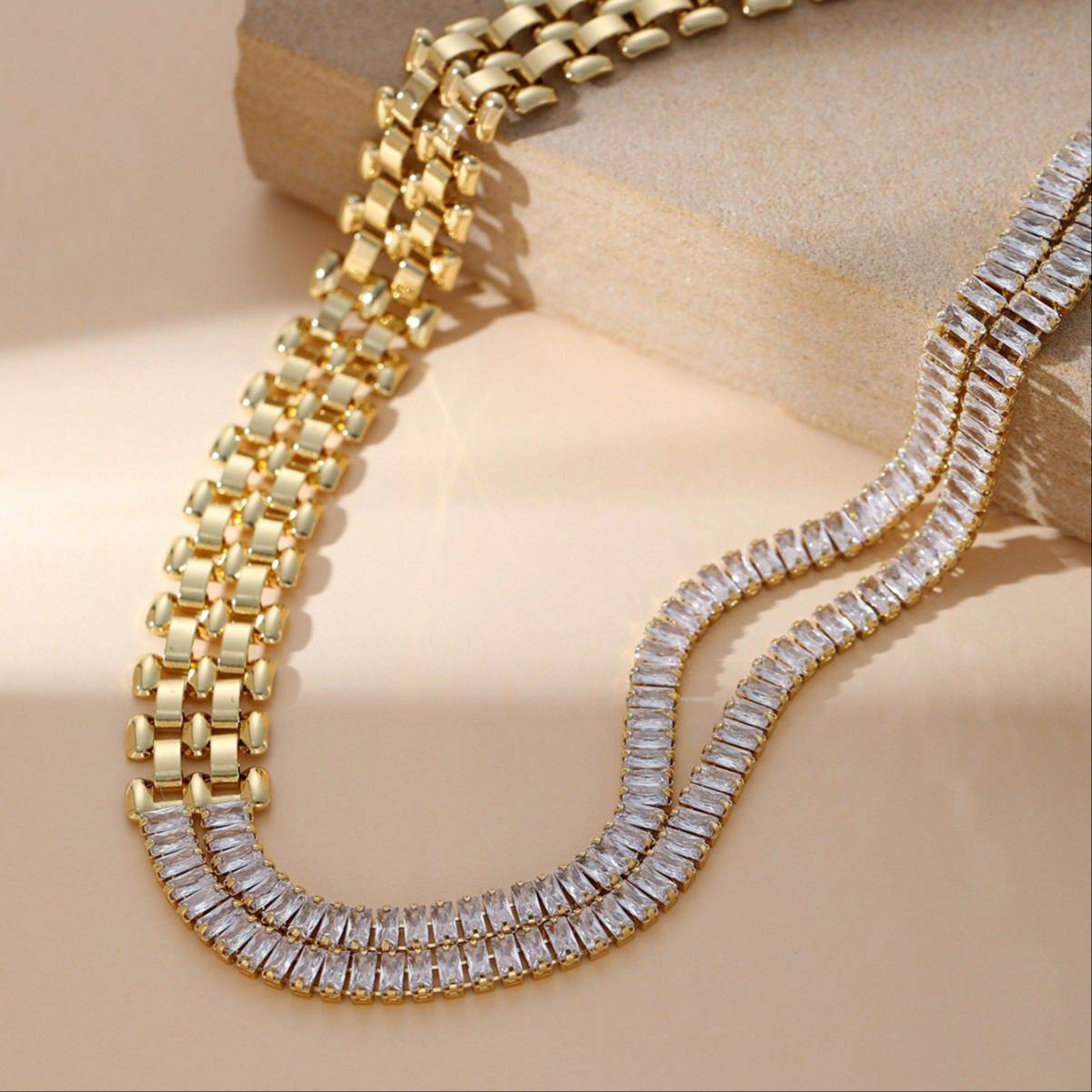 Usha Arts Shop Choker Necklace in Malad West Dual-Tone Elegance - Image 2