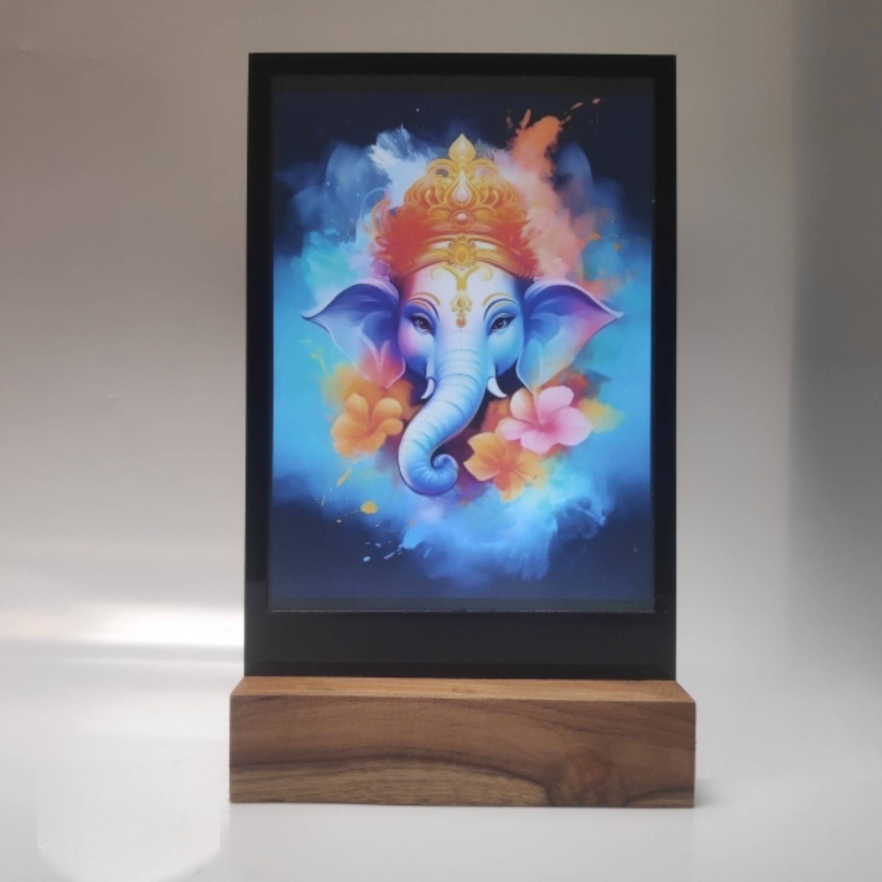 Ganesh Illuminated Art Frame in Bengaluru - Spiritual and Decorative -  - Buy Online at LIGHTENUP