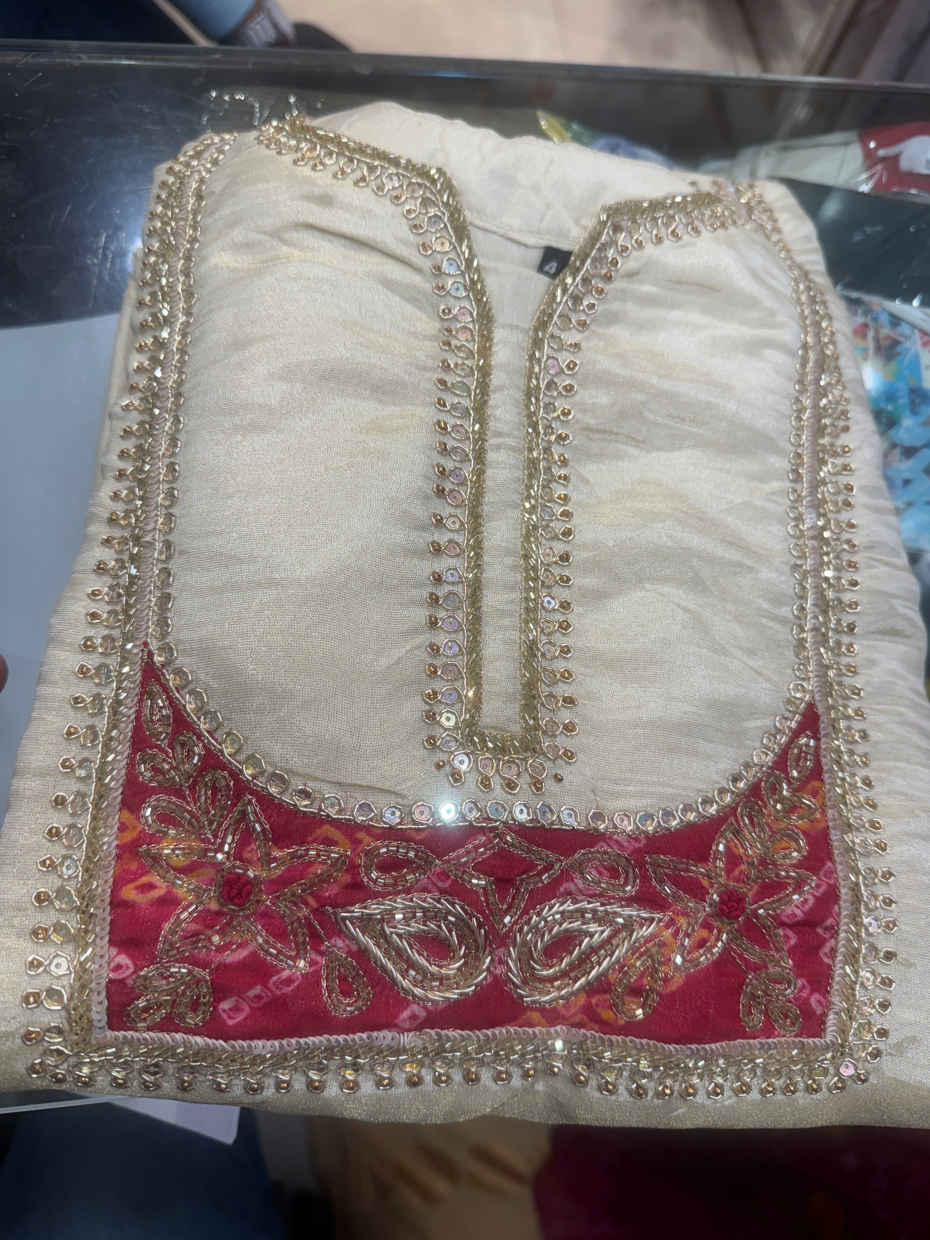 Party Wear Pant Kurti Dupatta Set in Ho Chi Minh Sarani Tissue Fabric -  - Buy Online at MANGLAM FASHION