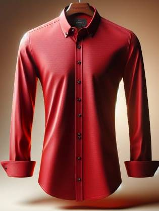 Formal Shirt Red Cotton in MINUTHONG HAFFIZ HATTA Key Feature: Style & Comfort -  - Buy Online at MADINA KURTA COLLECTION