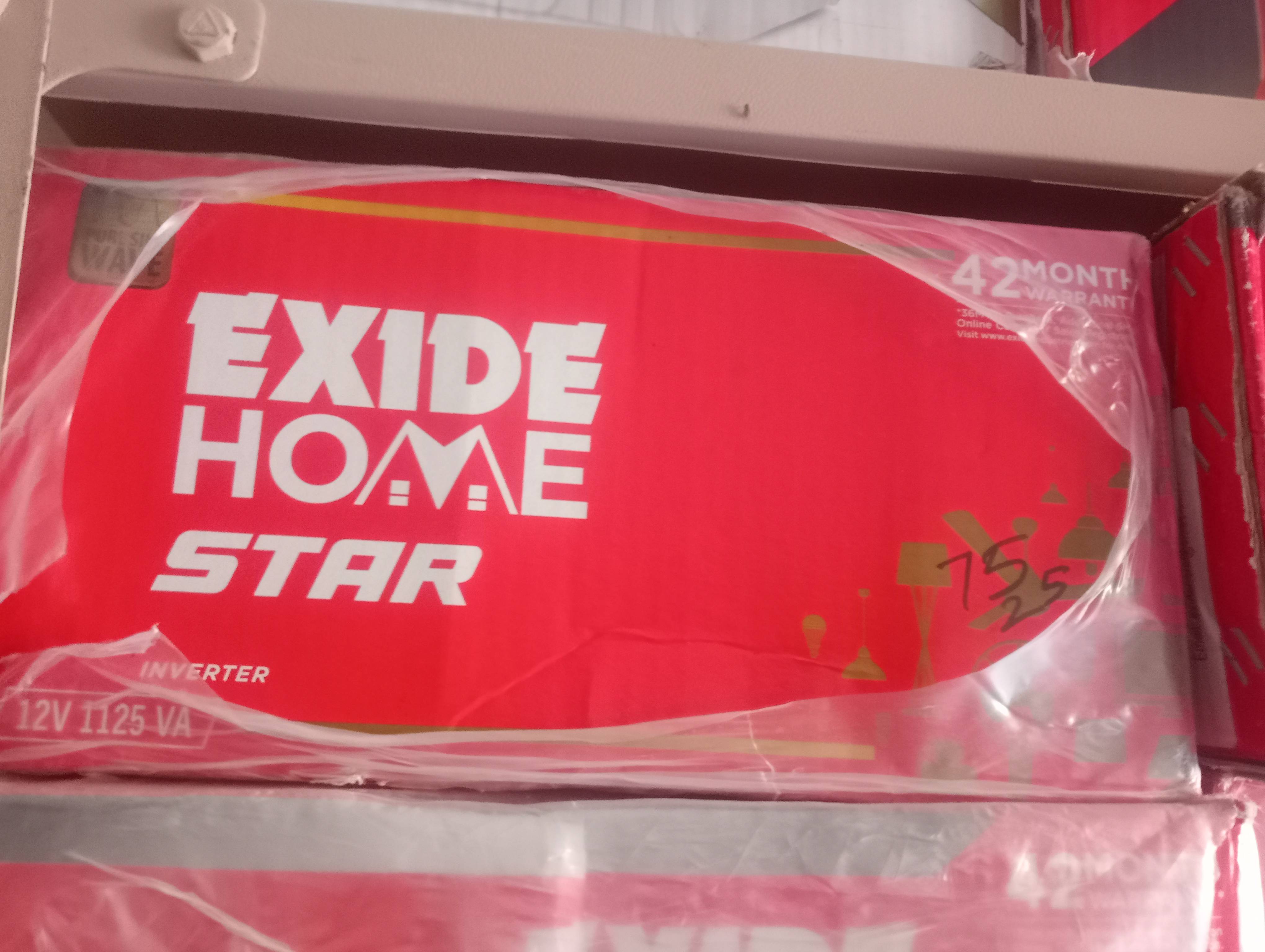 Exide Home Star Inverter in Zirakpur Pure Sine Wave Technology -  - Buy Online at SUNRISE ENTERPRISES