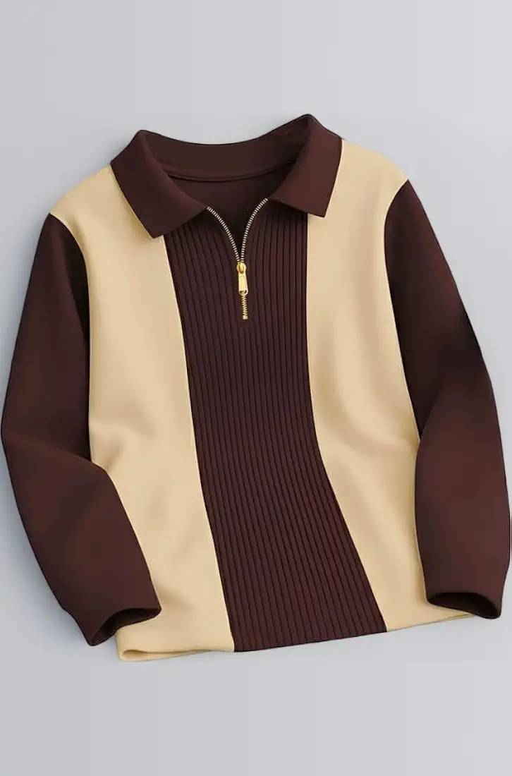 Women's Vintage Zip-Up Polo Sweatshirt in Indore - Stylish and Comfortable -  - Buy Online at MY CLOTH CENTER