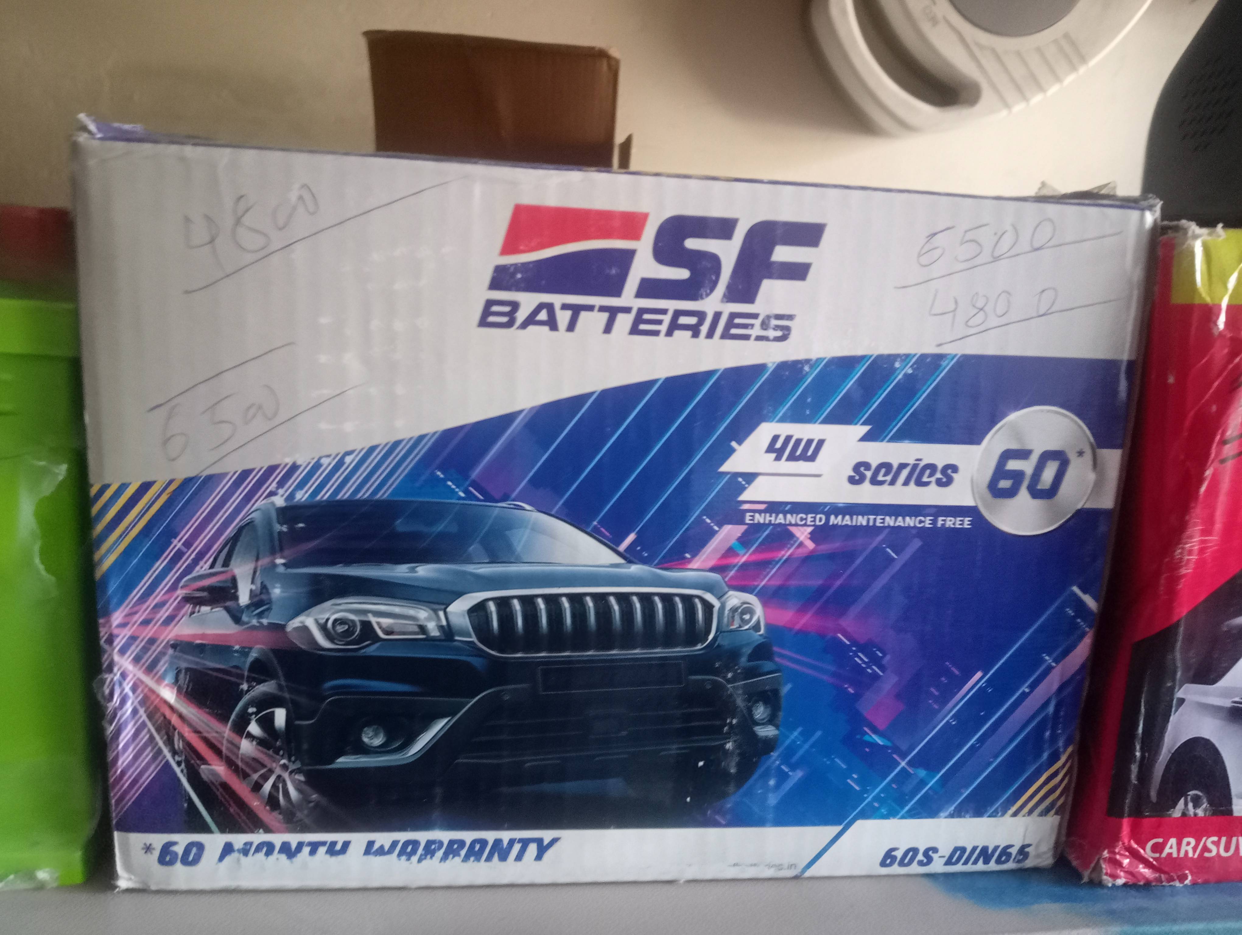 SF Batteries Car Battery in Zirakpur 60-Month Warranty -  - Buy Online at SUNRISE ENTERPRISES