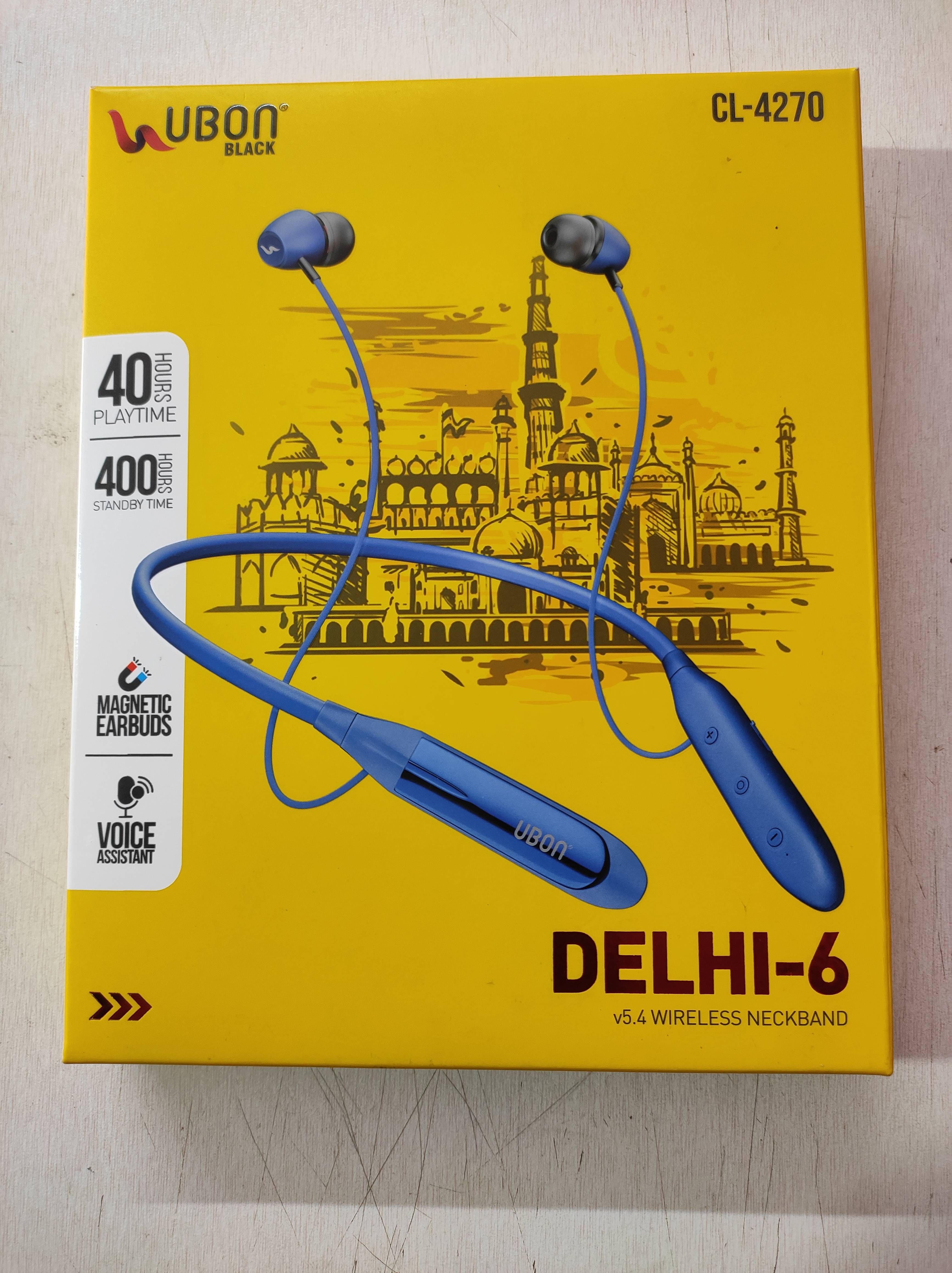 UBON Wireless Neckband in Nettana Mestakahli Bishnupur - 40-Hour Playtime - Image 1