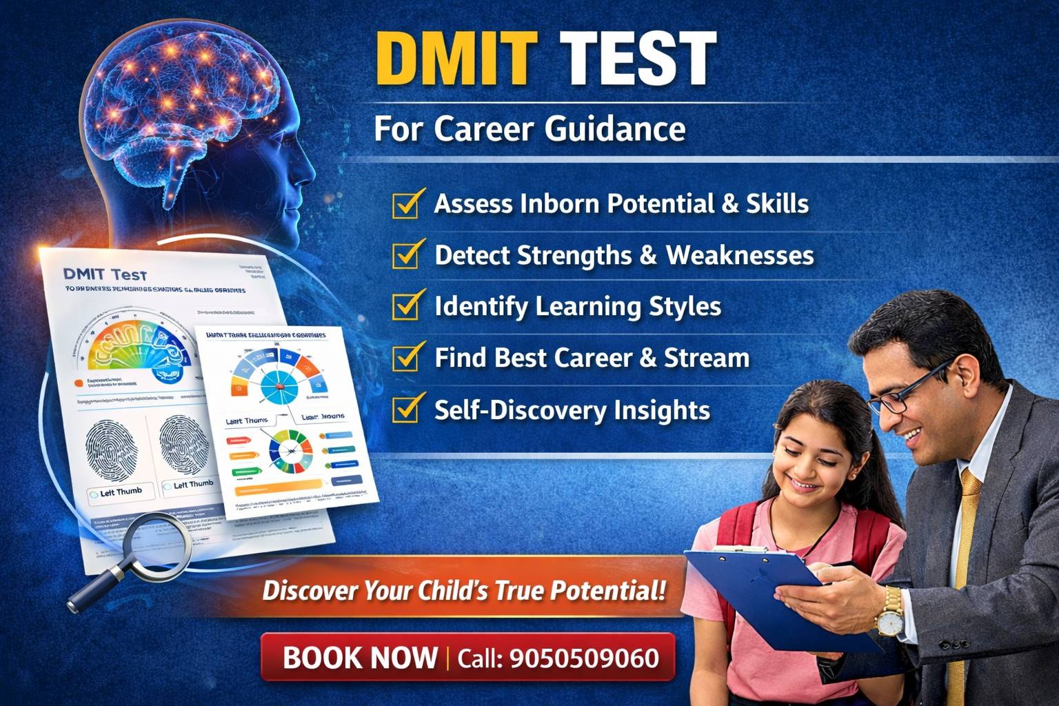 EDUBUZZ365 - DMIT Test in Sonipat: Discover Your Innate Talents and Learning Styles in SONEPAT