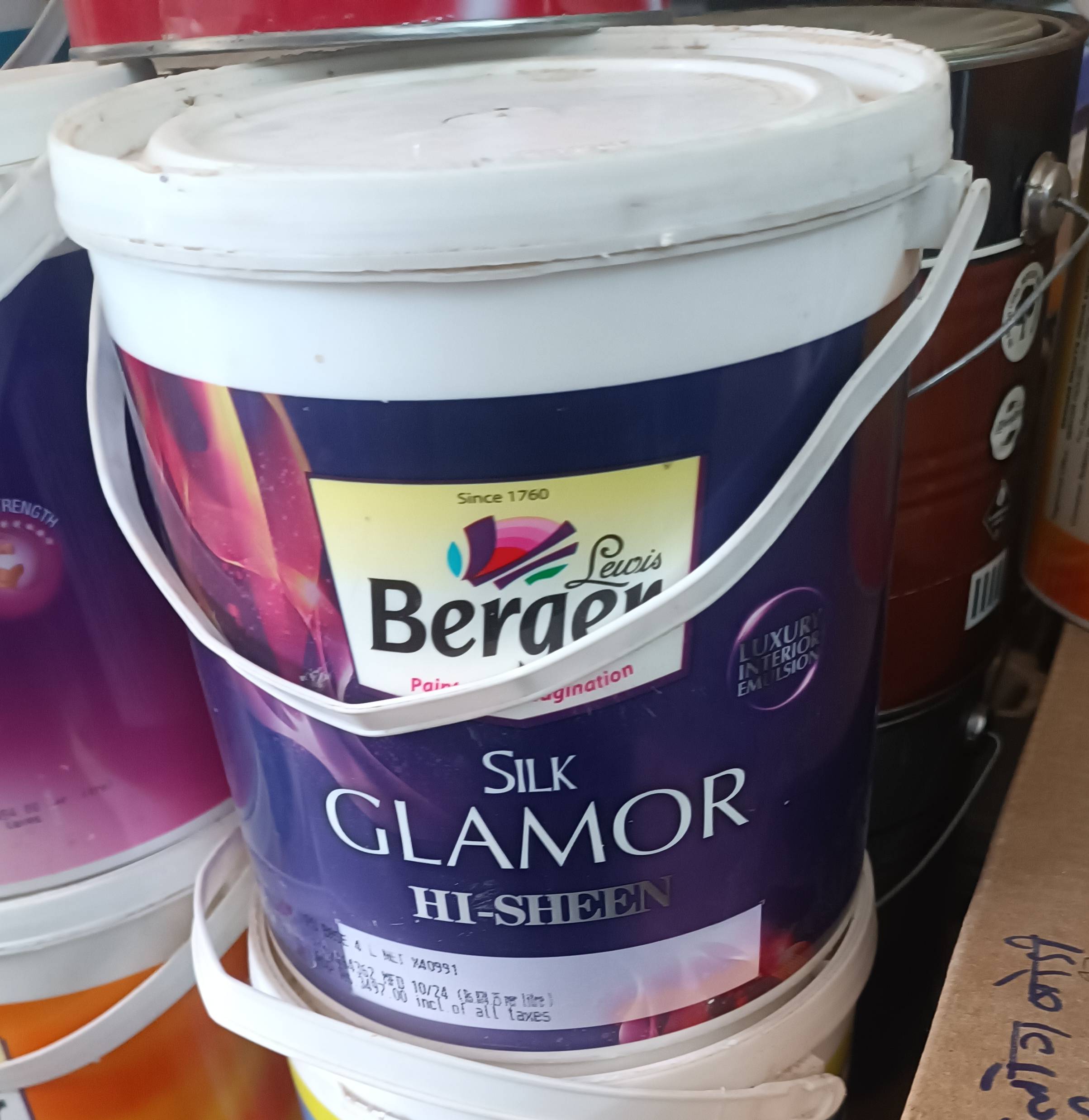 Berger Interior Emulsion in Anjali Traders with High Sheen Finish - Image 1