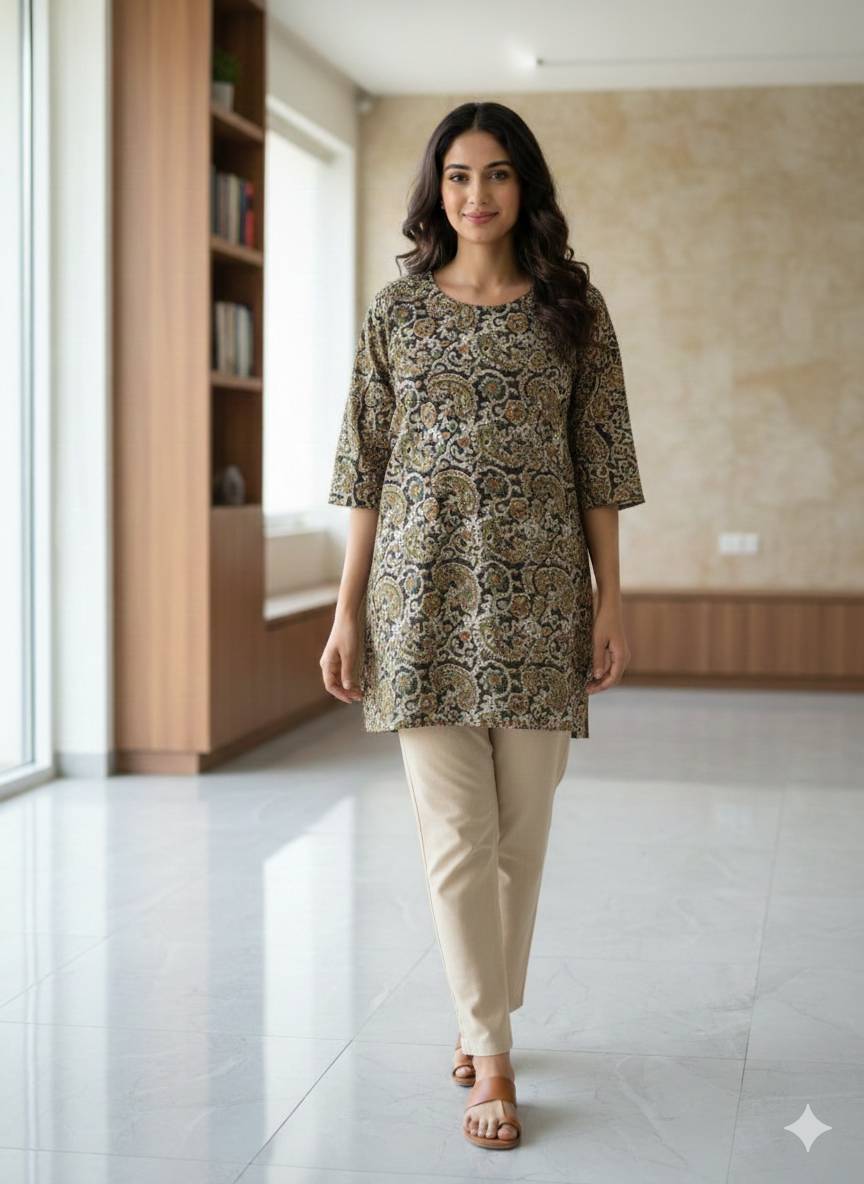 Cotton Tunics in Rajkot: Comfortable Daily Wear -  - Buy Online at KUTCH KRAFT BY HC