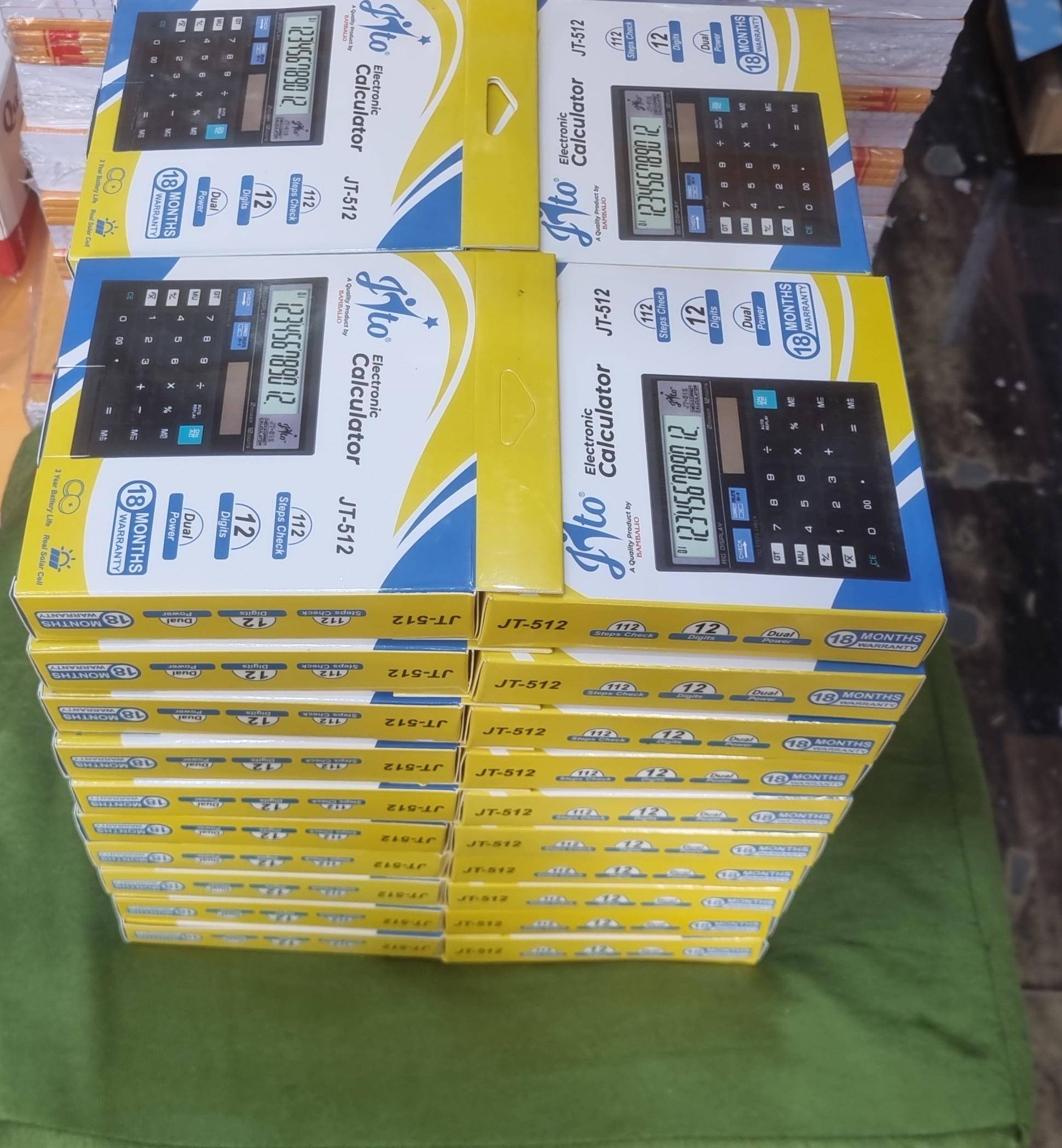 Jioa Electronic Calculator JT-512 in Behrampur Large Display -  - Buy Online at PAPER FIELD AND STATIONERY