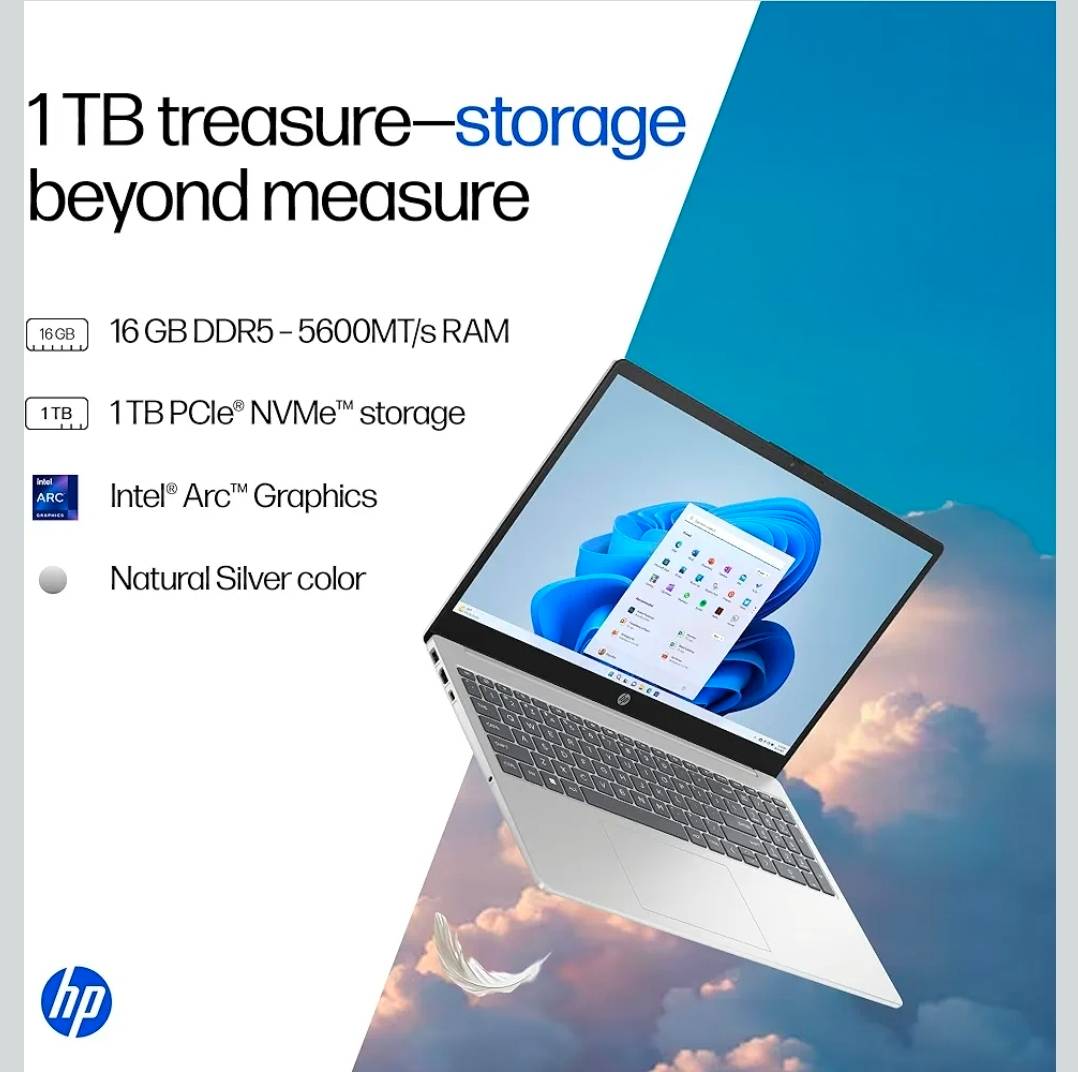 HP 15-fd1354TU AI Powered Laptop -  - Buy Online at UMESH PANDIT