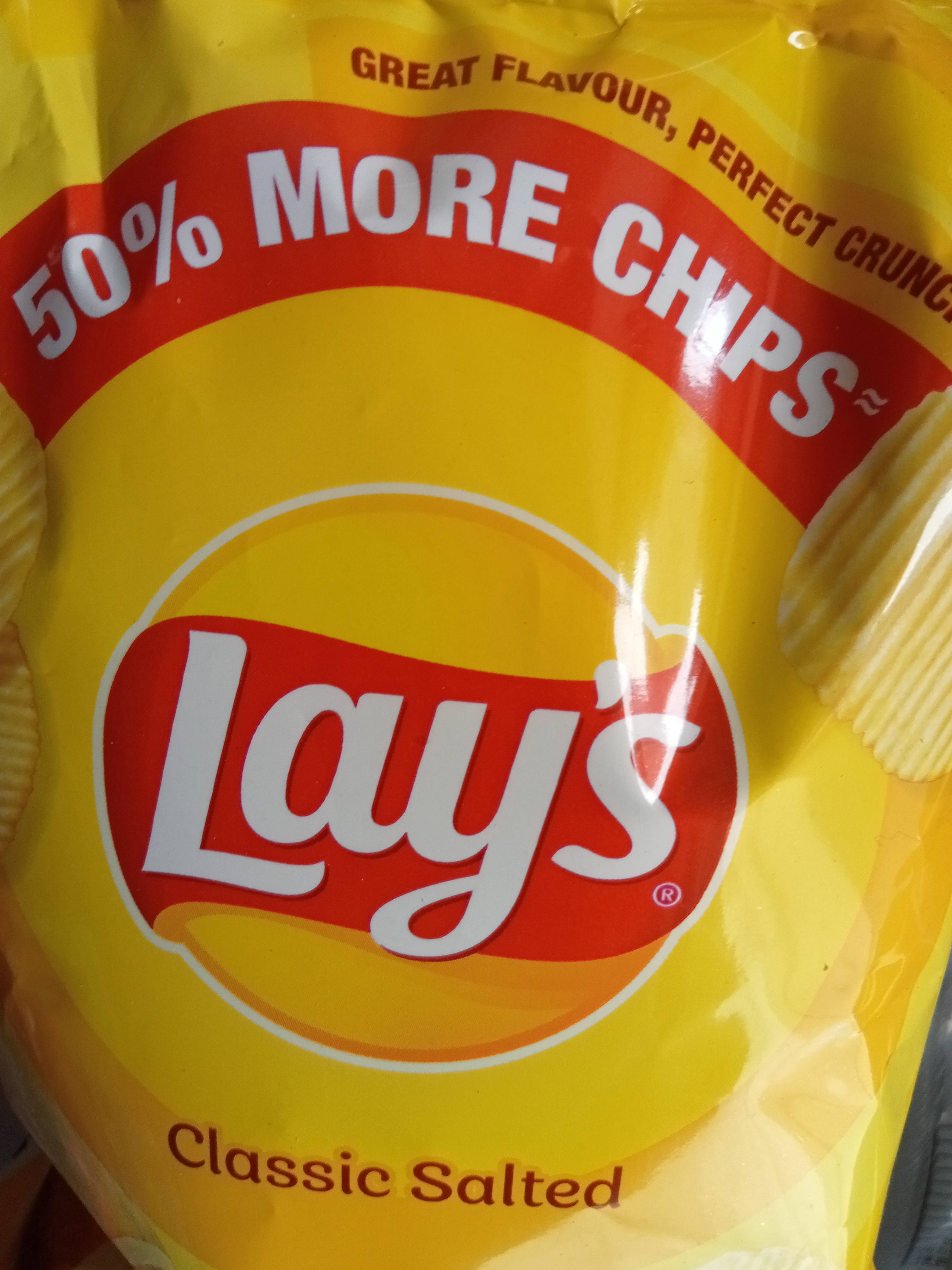 Lay's Classic Salted Chips in Gurdaspur Punjab - Fresh Potatoes & Perfectly Seasoned -  - Buy Online at RAJESH KUMAR