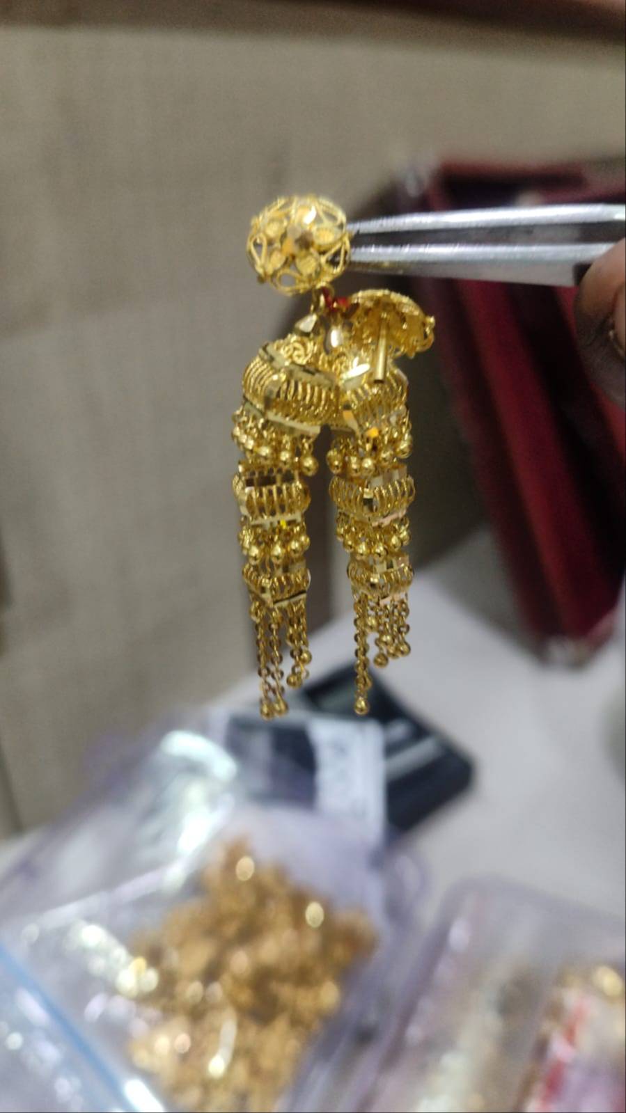 Koyambatur Jhumka in Varanasi - Elevate Your Party Look - Image 3