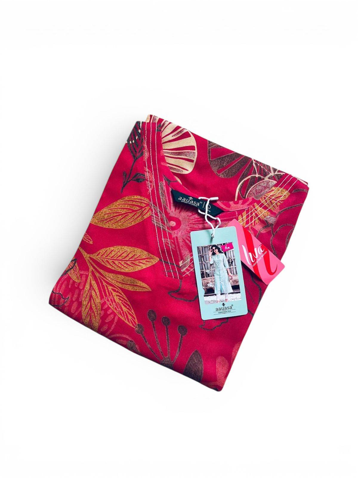  Aauasa Women's Floral Kurta in Bengaluru - Stylish Maroon Kurta H K FASHION GROUND FLOOR SHOP NO 1 B H COMPLEX A S CHAAR STREET 5TH CROSS BENGALURU BENGALURU LANDMARK Opposite Lalbuilding