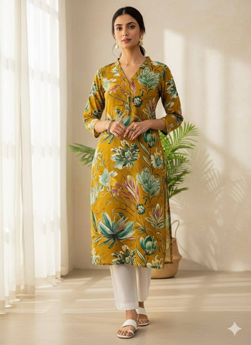 Fine Rayon kurti (aauasa) - Image 1