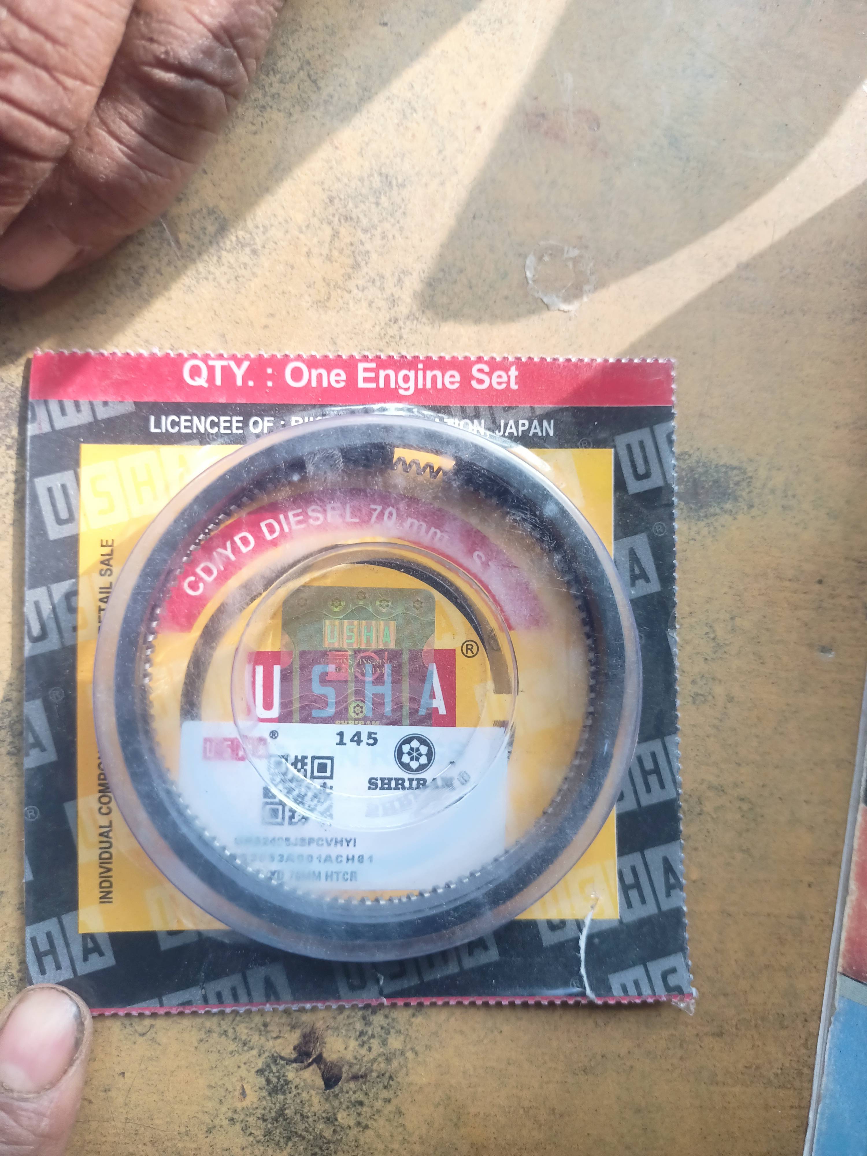 Usha Diesel Engine Piston Rings Set in Vishwanath Ganj - High-Quality Performance -  - Buy Online at PATEL HARDWARE STORE