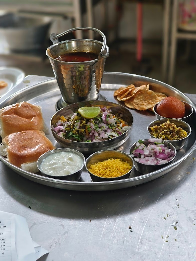 Spicy Misal Pav - Authentic Indian Delight - indian cuisine: misal pav in [location (city only)] - spicy and savory delight - Buy Online at HOTEL KOHINOOR PURE VEG RESTAURANT